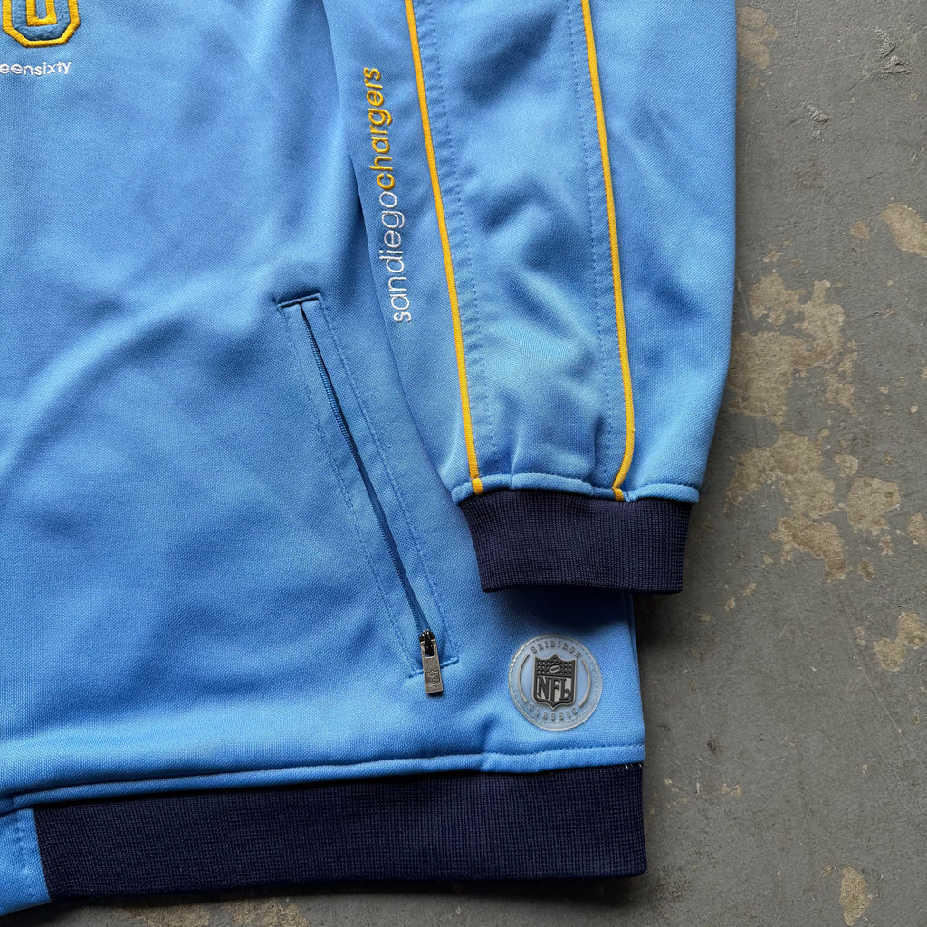 00’S REEBOK CHARGERS 60 TRACK JACKET (L)