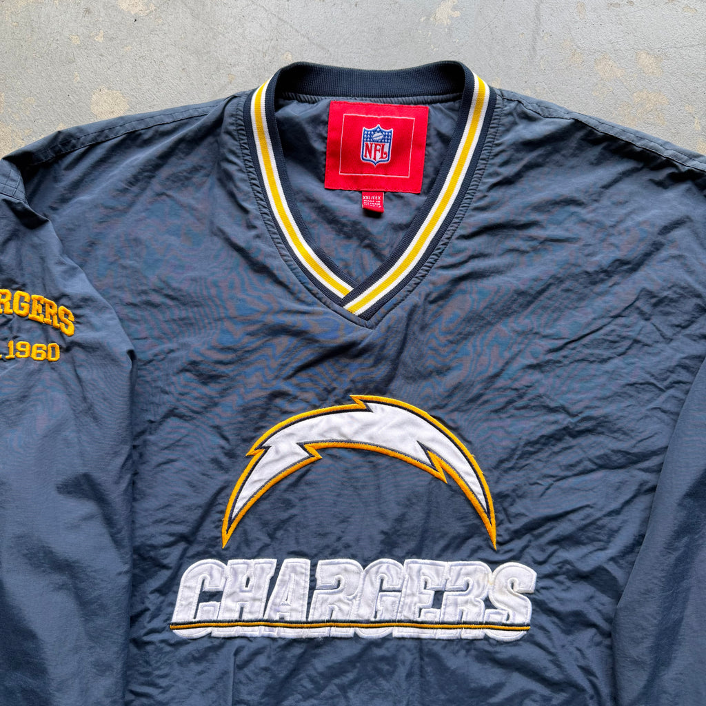00’S CHARGERS WINDBREAKER PULLOVER (XXL)