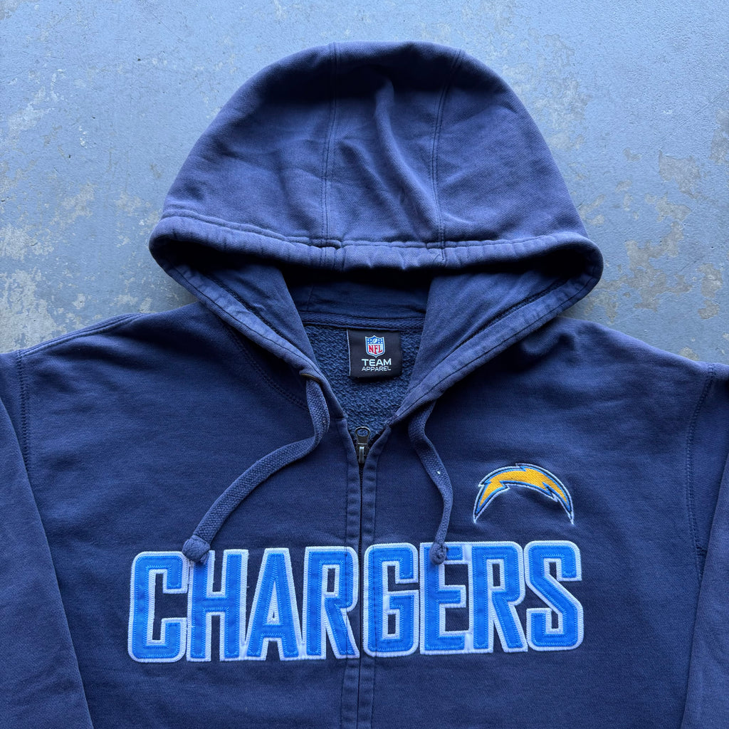 CHARGERS NFL ZIP UP HOODIE (L)
