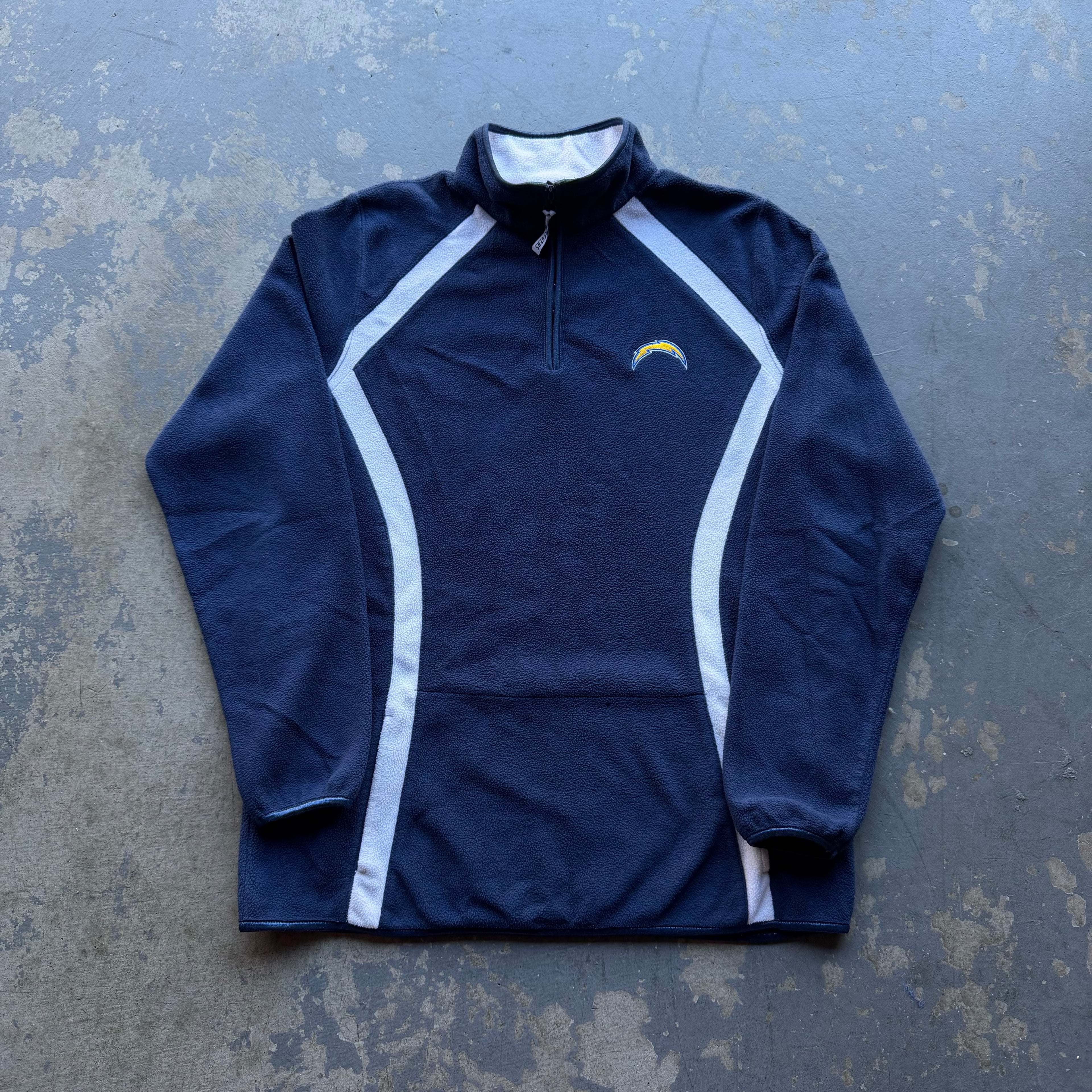 00’S CHARGERS WOMEN’S QUARTER ZIP FLEECE (L)