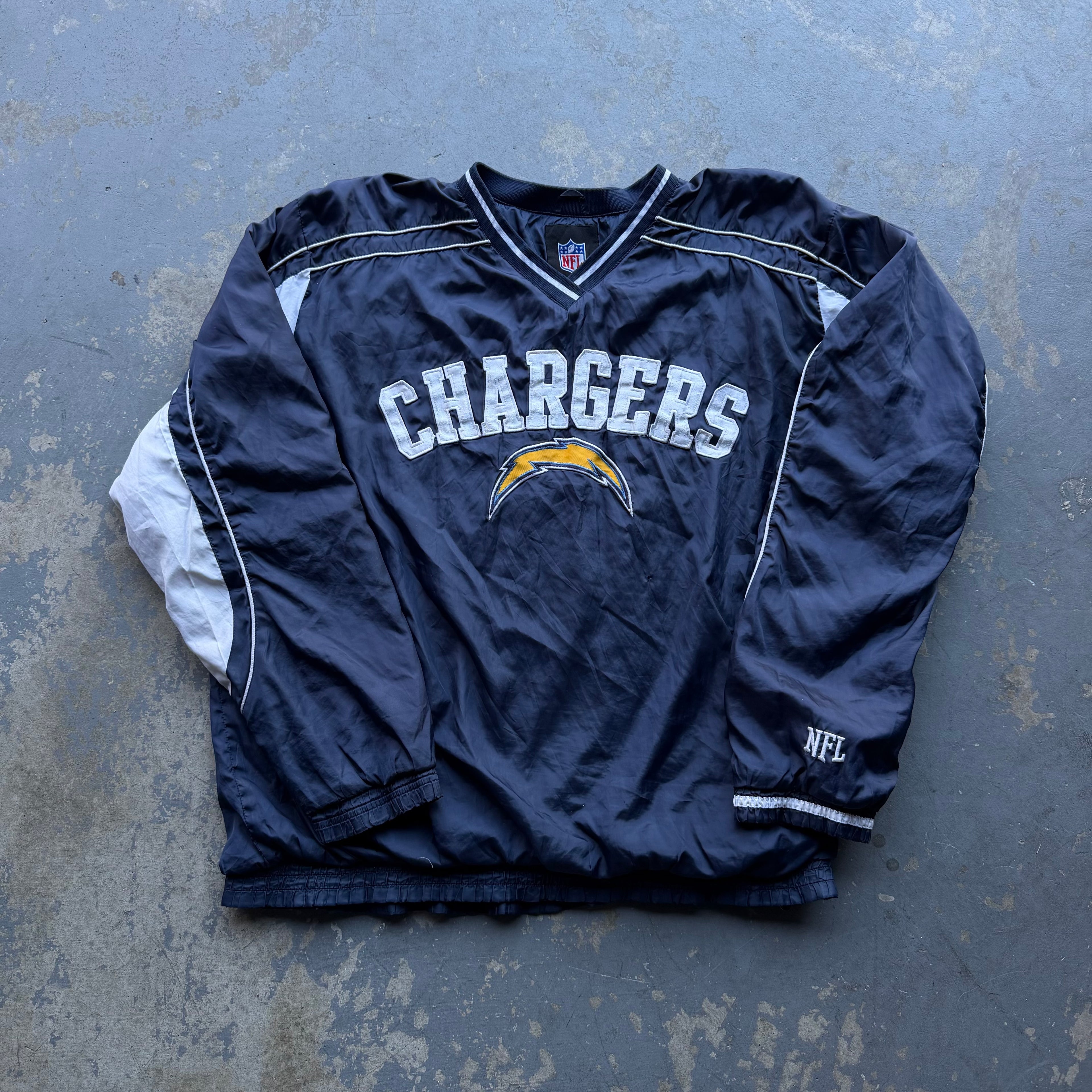 NFL CHARGERS WINDBREAKER PULLOVER (XL)