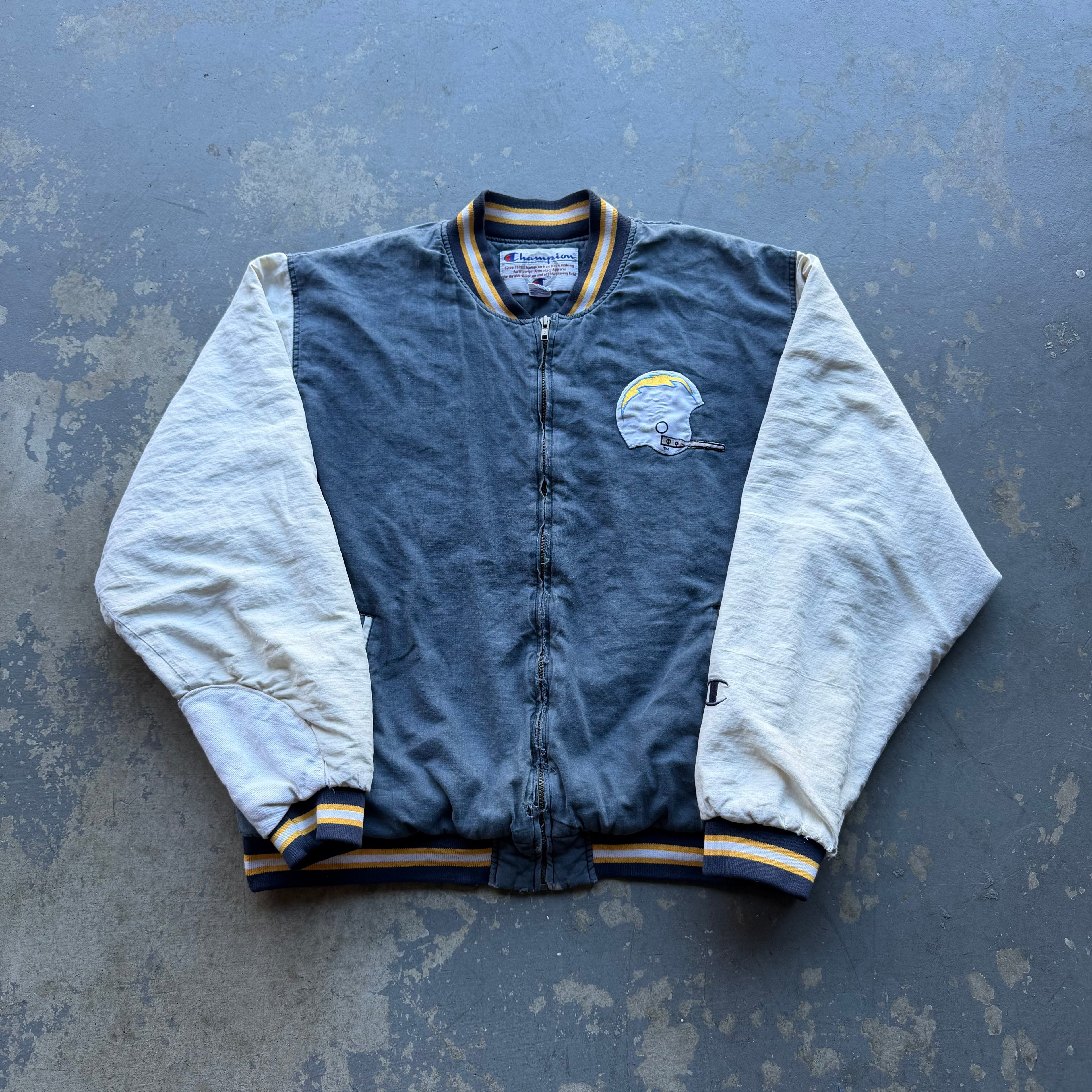 90’S CHARGERS CHAMPION HELMET JACKET (XL)