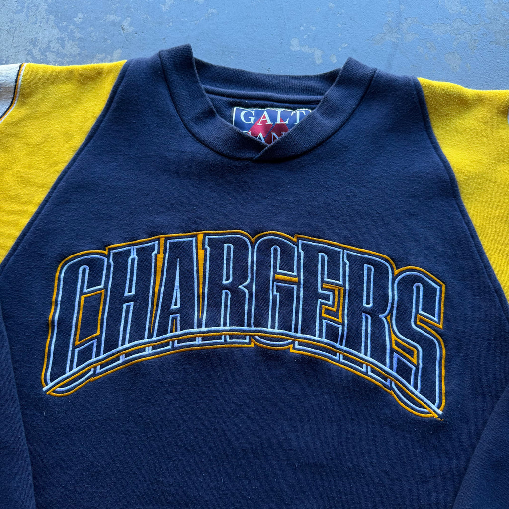 90’S CHARGERS BOLT EMBROIDER CREWNECK (L)