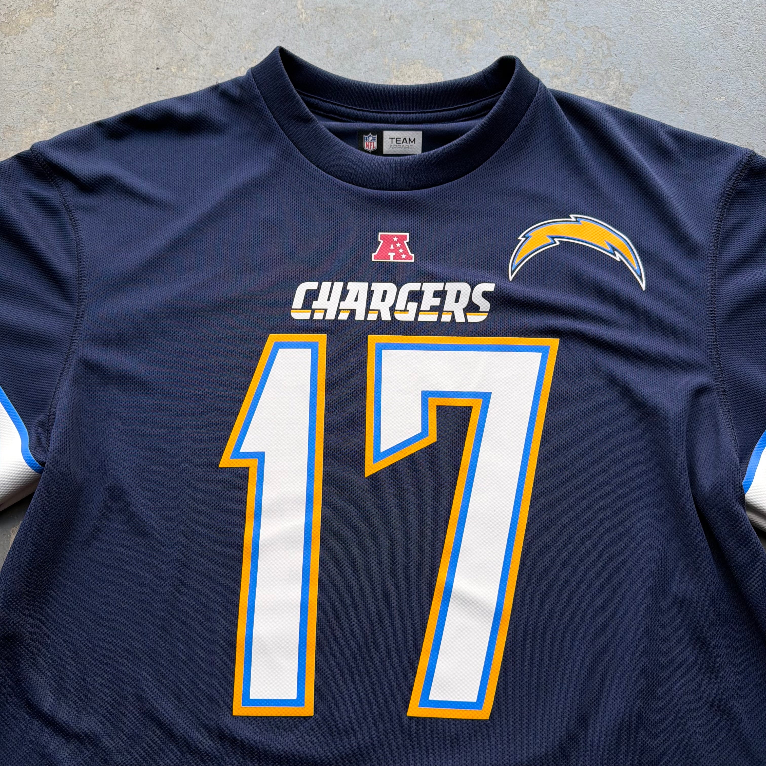 CHARGERS PHILIP RIVERS JERSEY TEE (L)
