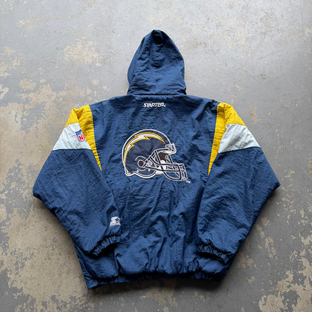 90’S STARTER CHARGERS PULLOVER JACKET (XL)