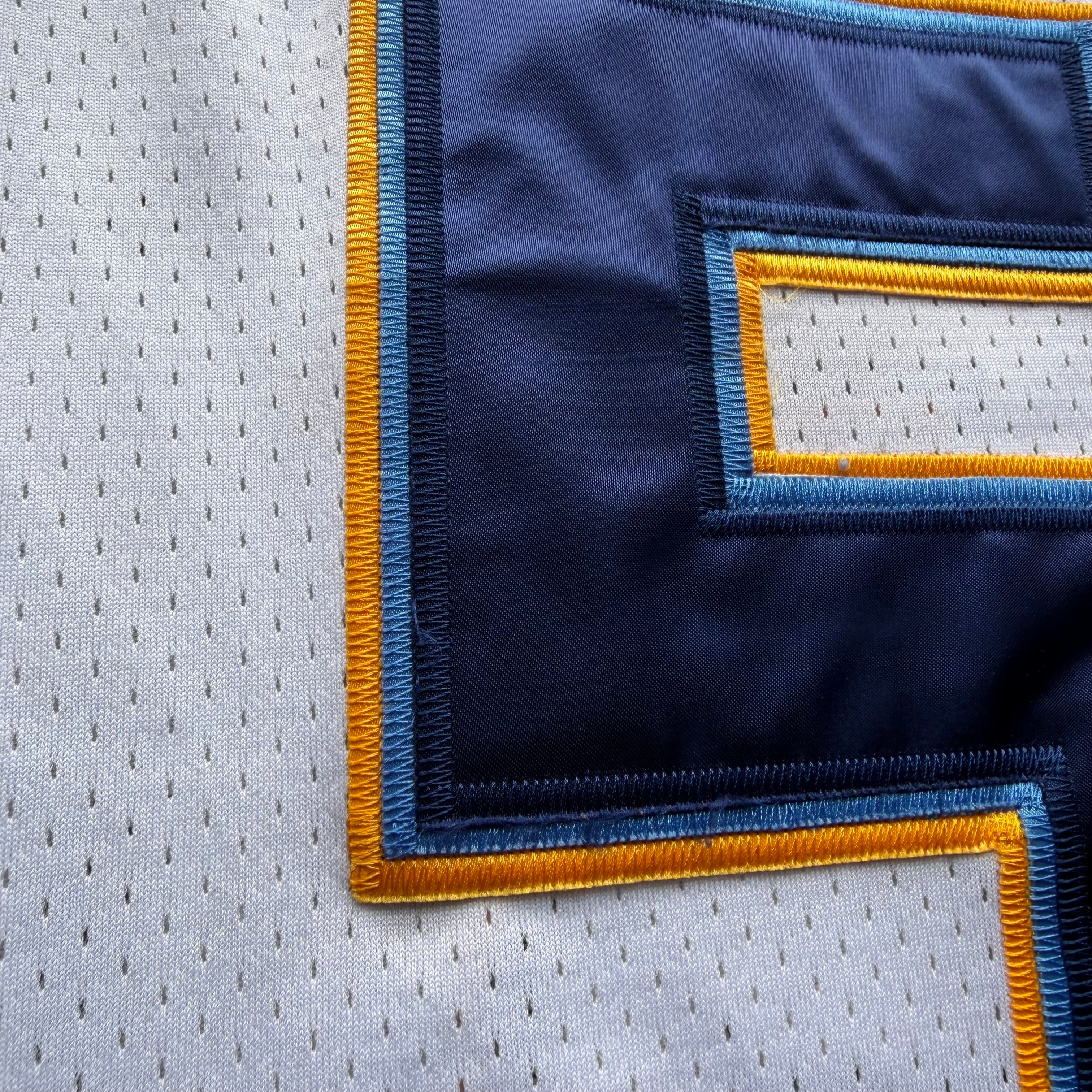 00’S REEBOK CHARGERS SHAWN MERRIMAN WHITE ROAD AWAY JERSEY (50) XL 25x31