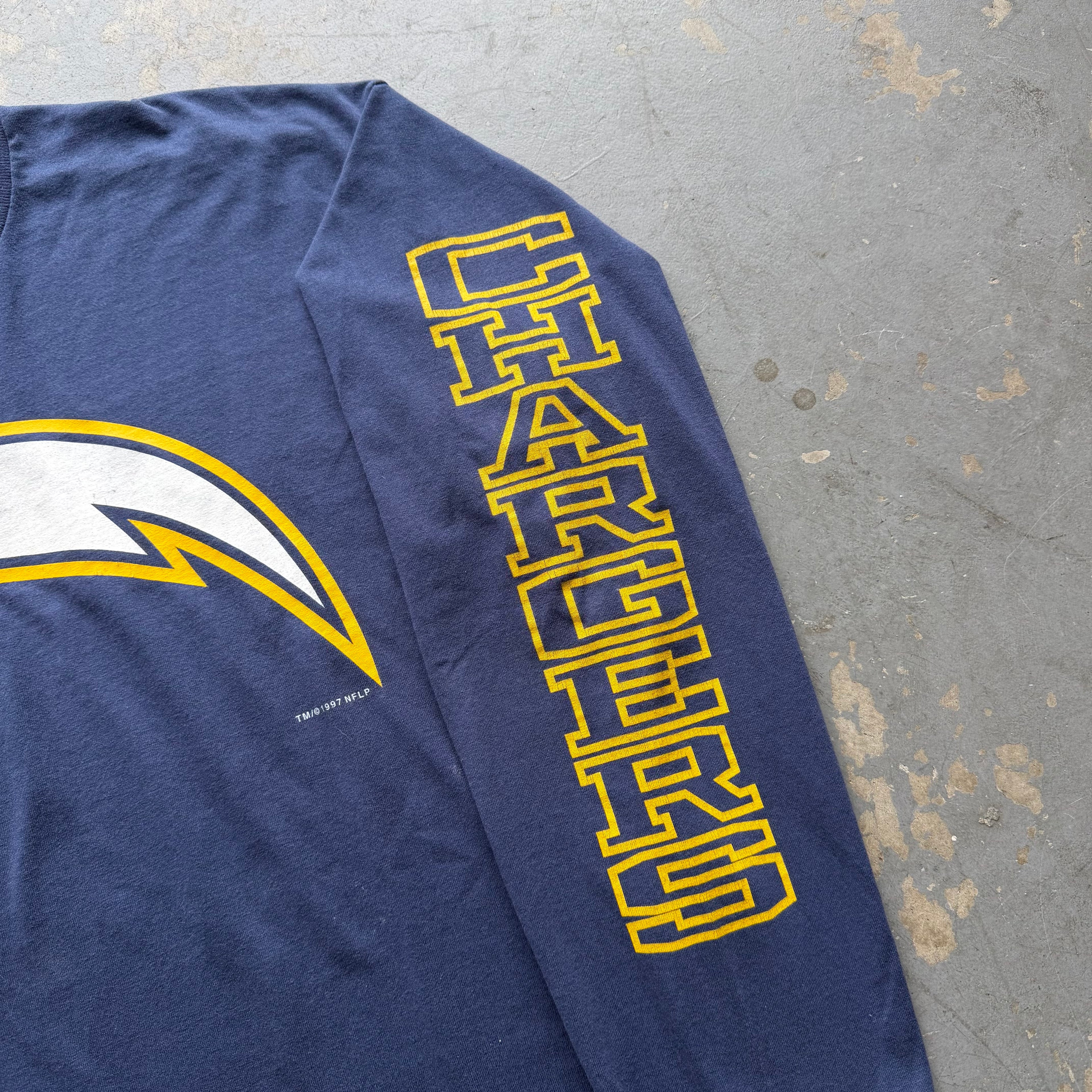 1997 CHARGERS LONG SLEEVE TEE (XL)