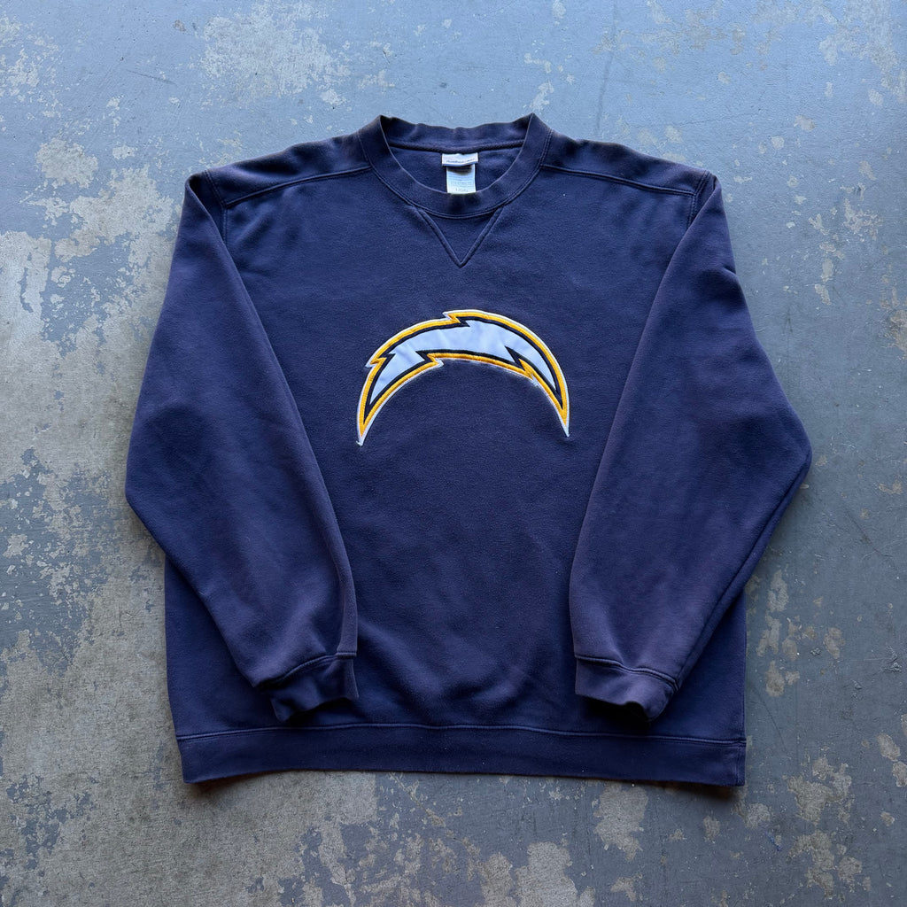 00’S REEBOK CHARGERS BOLT CREWNECK (L)