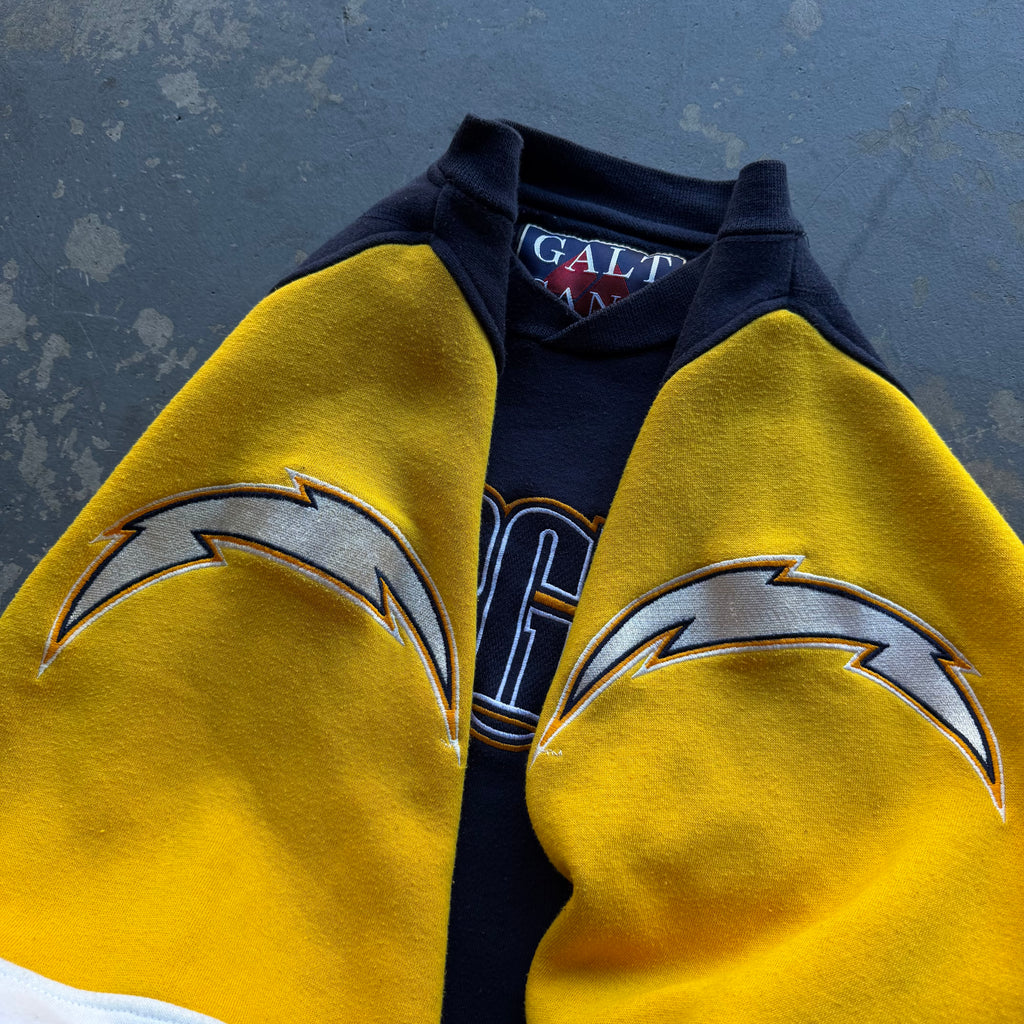 90’S CHARGERS BOLT EMBROIDER CREWNECK (L)