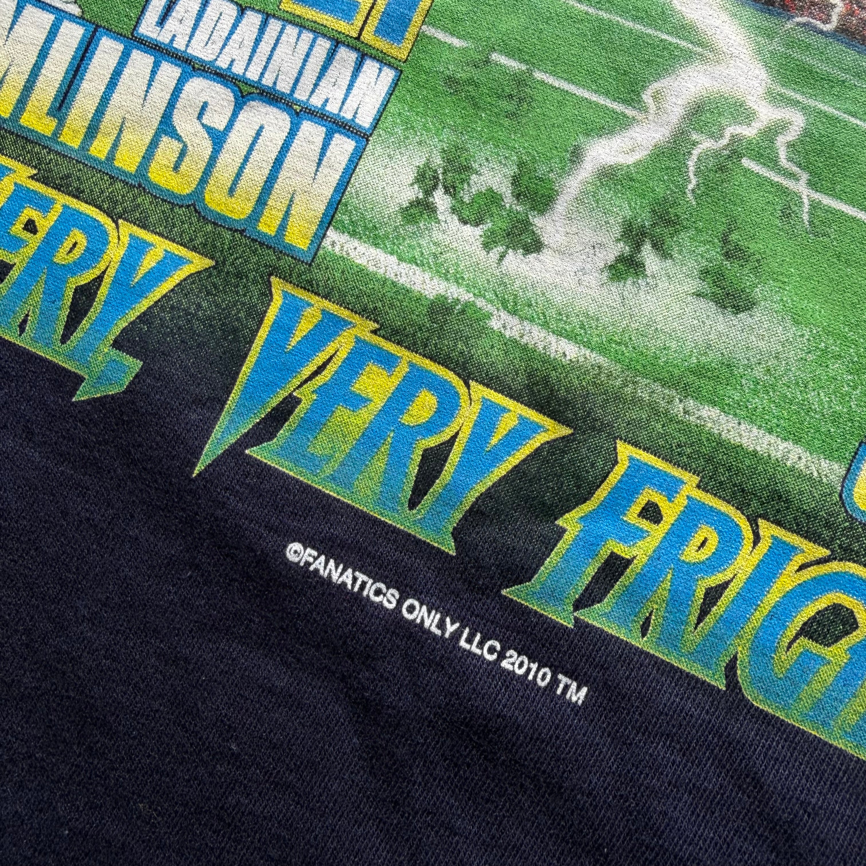 2010 CHARGERS THUNDER AND LIGHTNING TEE (XL)