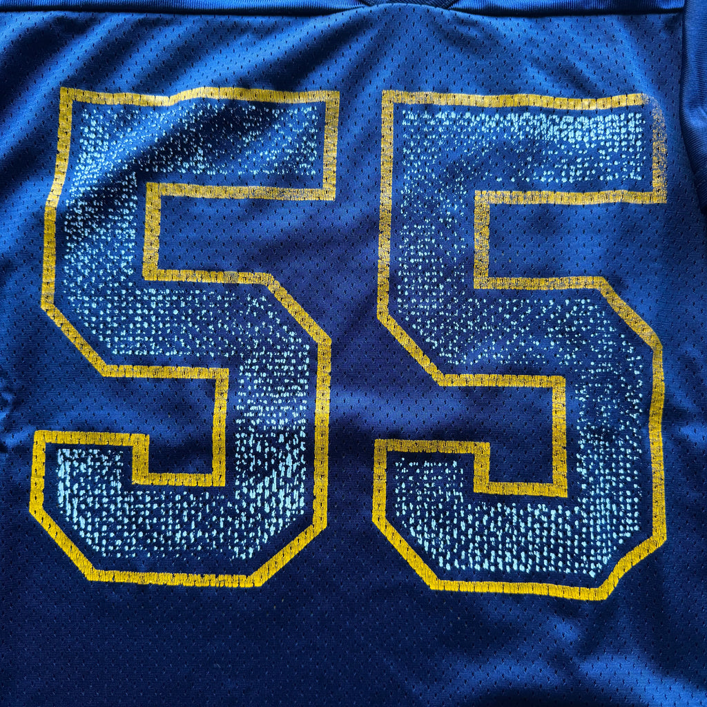 90’S WILSON CHARGERS JUNIOR SEAU NAVY BLUE JERSEY (XL)