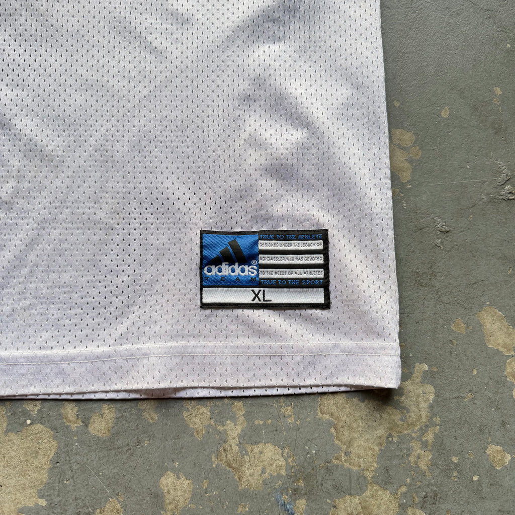00’S ADIDAS CHARGERS DOUG FLUTIE WHITE ROAD AWAY JERSEY (XL)