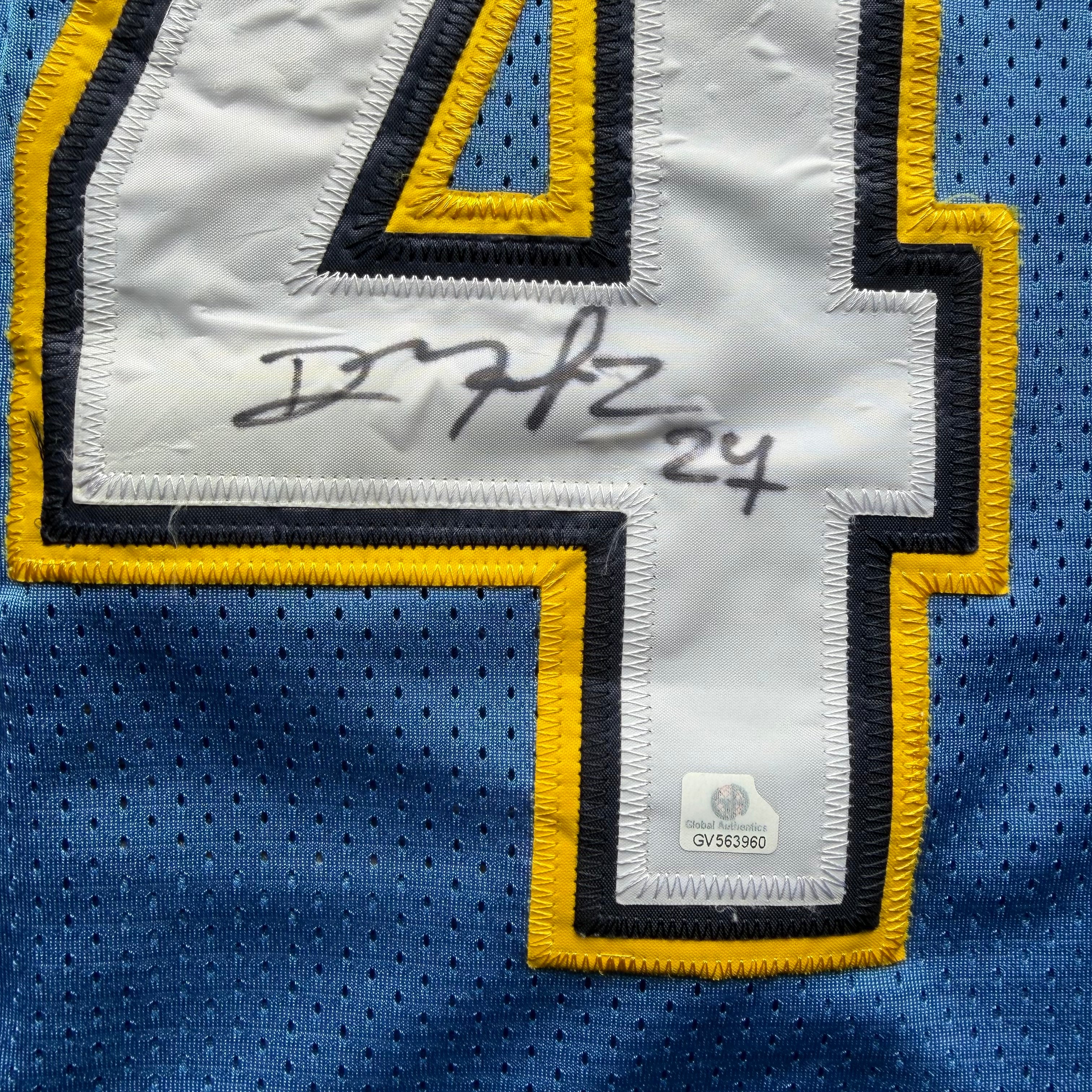 00’S REEBOK CHARGERS RYAN MATTHEWS POWDER BLUE JERSEY (52) XL *AUTOGRAPHED*