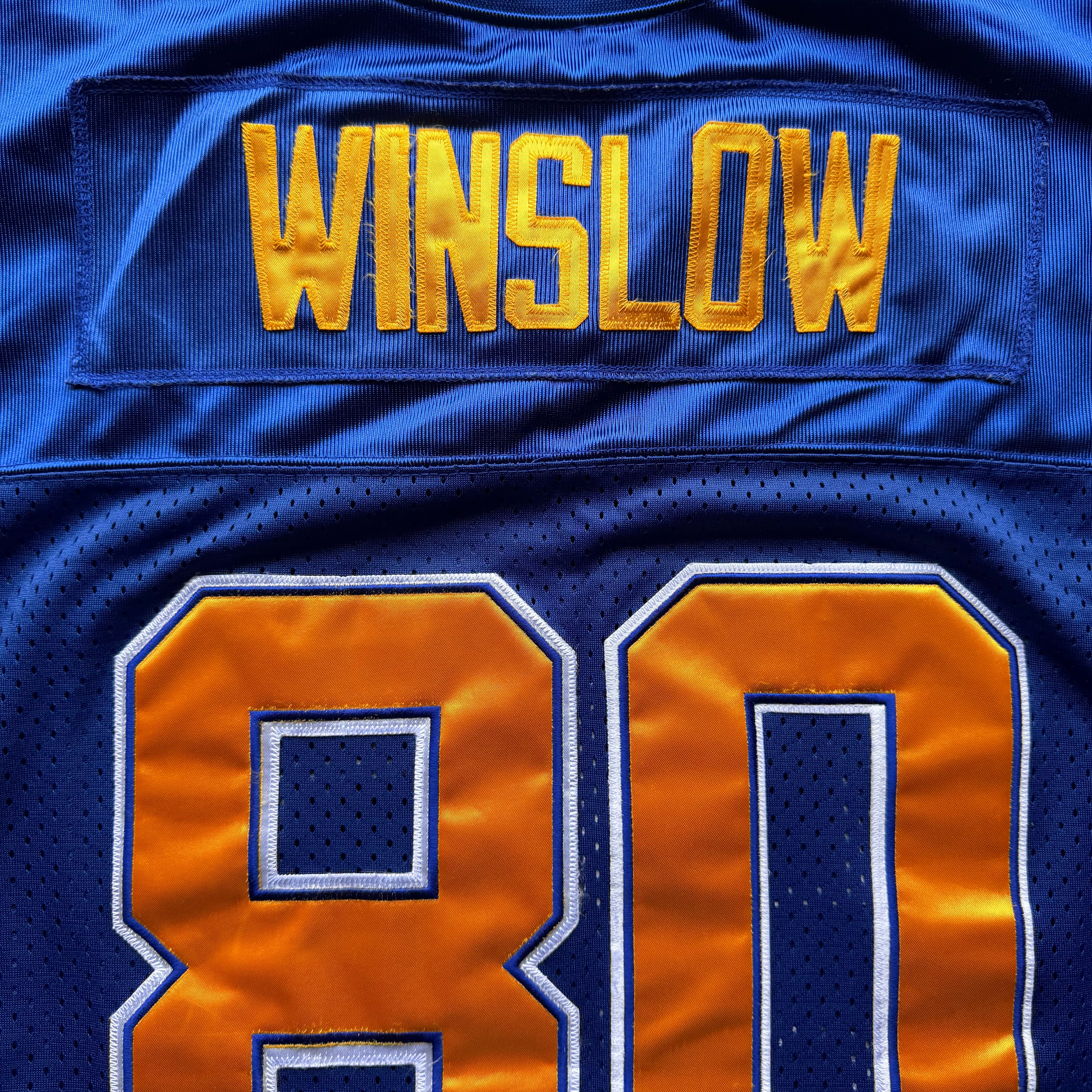 00’S CHARGERS KELLEN WINSLOW SILVER ANNIVERSARY PATCH JERSEY (52) XL