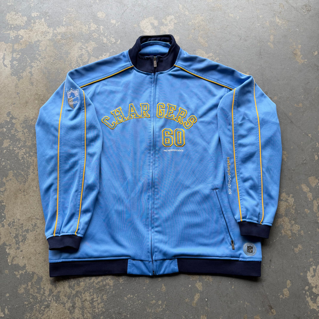00’S REEBOK CHARGERS 60 TRACK JACKET (L)