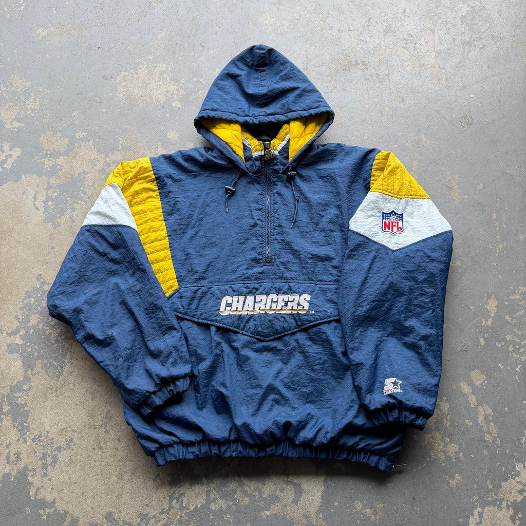 90’S STARTER CHARGERS PULLOVER JACKET (XL)