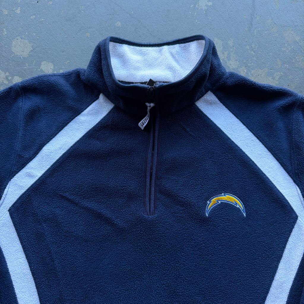 00’S CHARGERS WOMEN’S QUARTER ZIP FLEECE (L)