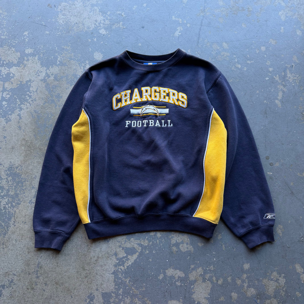 00’S REEBOK CHARGERS FOOTBALL CREWNECK (M)