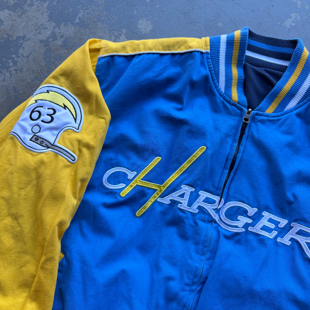 00’S CHARGERS REVERSIBLE JACKET (XXL)