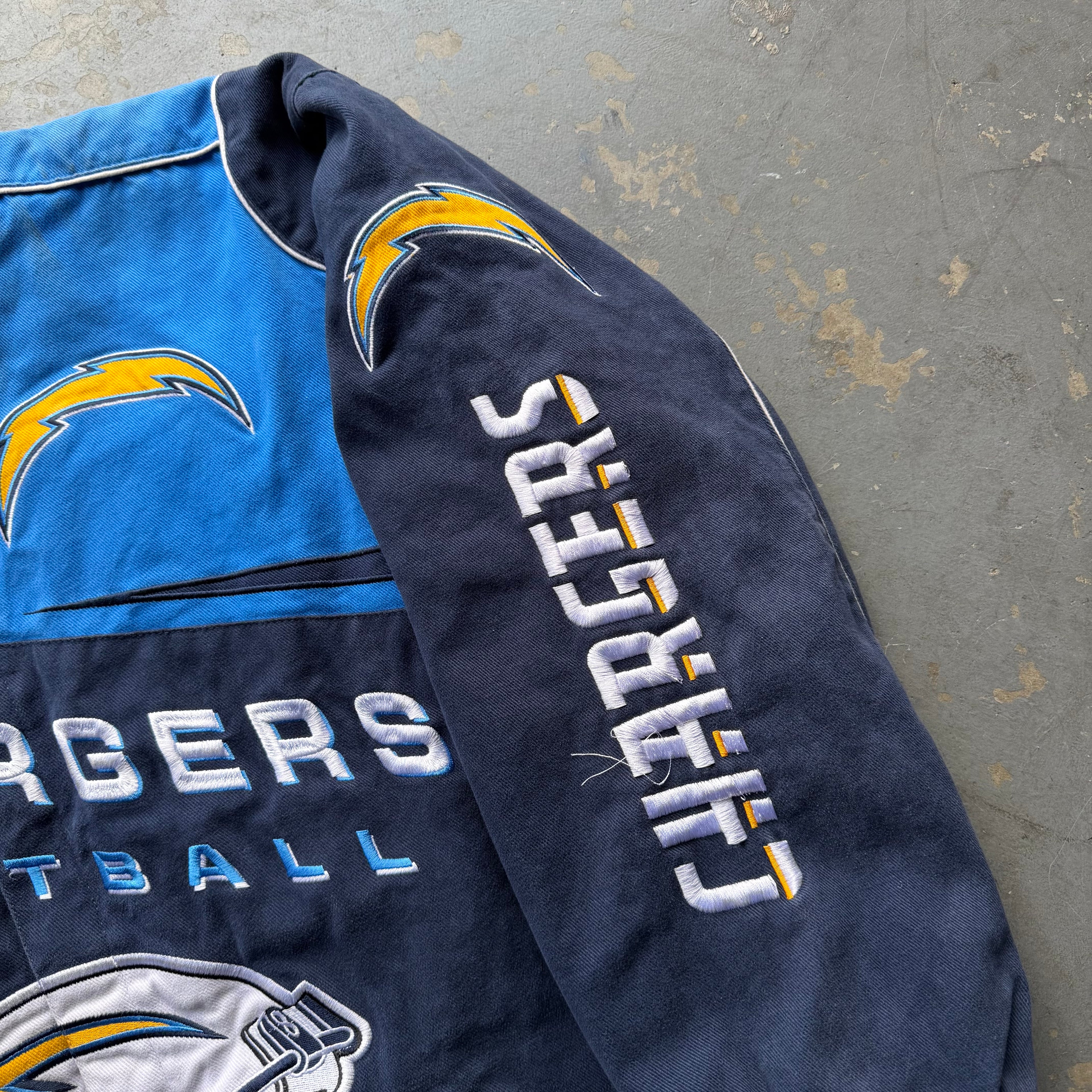 CHARGERS FOOTBALL VARSITY JACKET (XL)