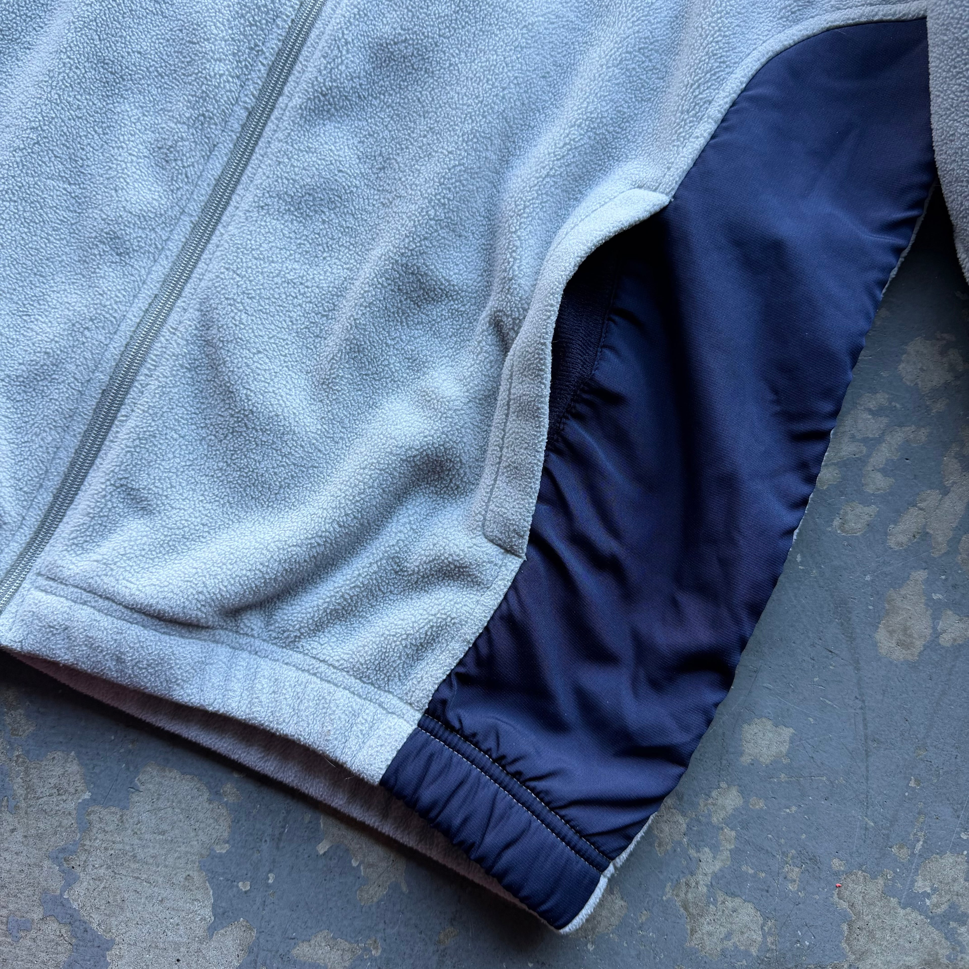 00’S CHARGERS NFL REEBOK ZIP UP FLEECE JACKET (L)