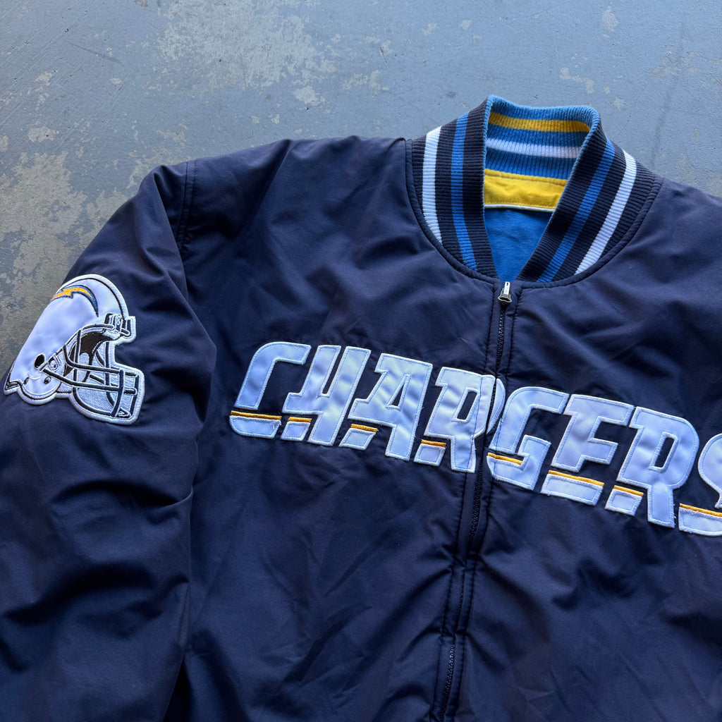 00’S CHARGERS REVERSIBLE JACKET (XXL)