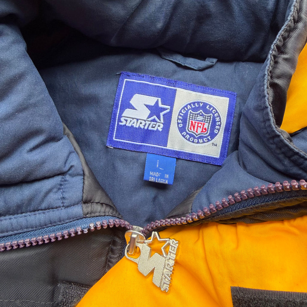 90’S STARTER CHARGERS PUFFER JACKET (YOUTH L) FITS ADULT SMALL