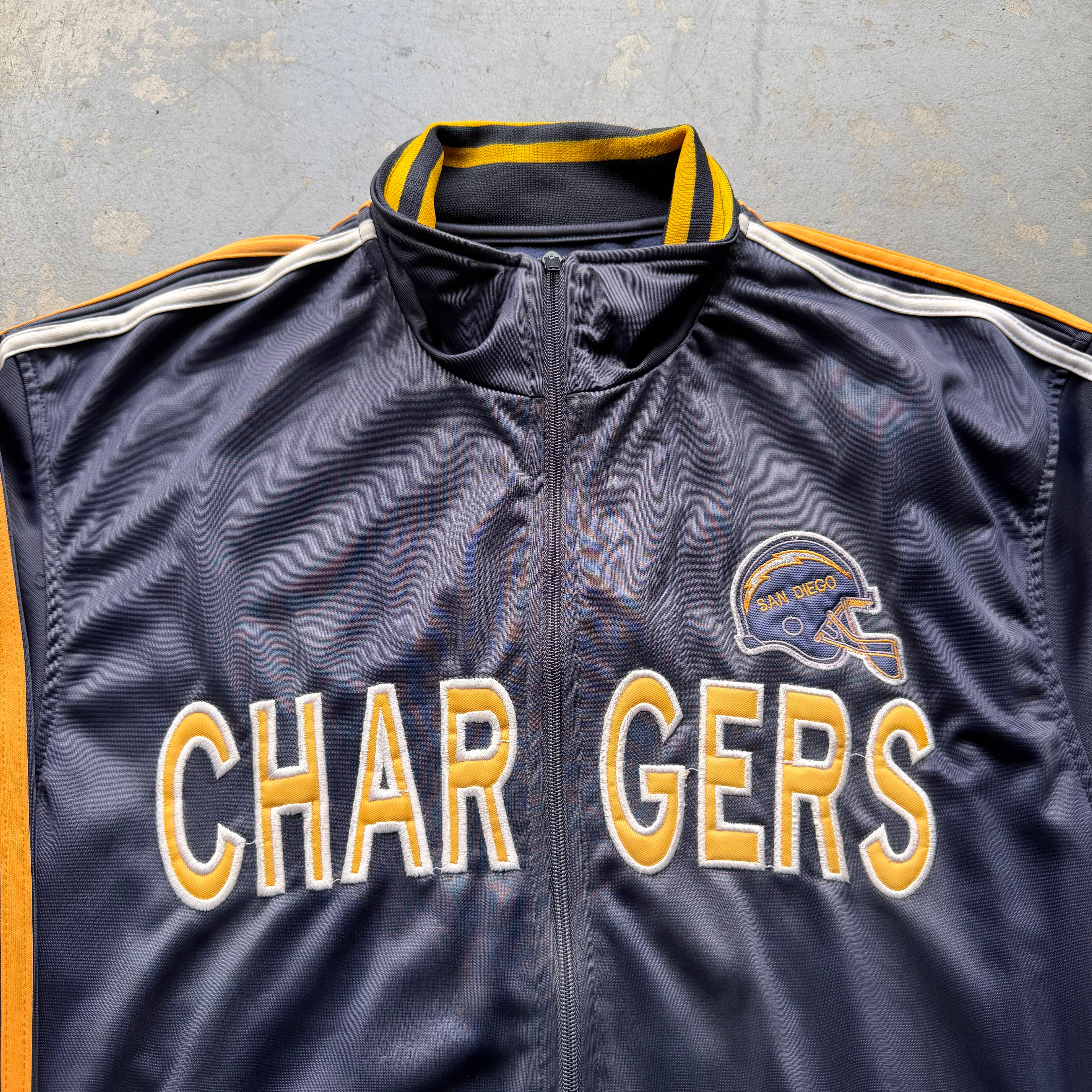 00’S CHARGERS NAVY BLUE TRACK JACKET (XL)