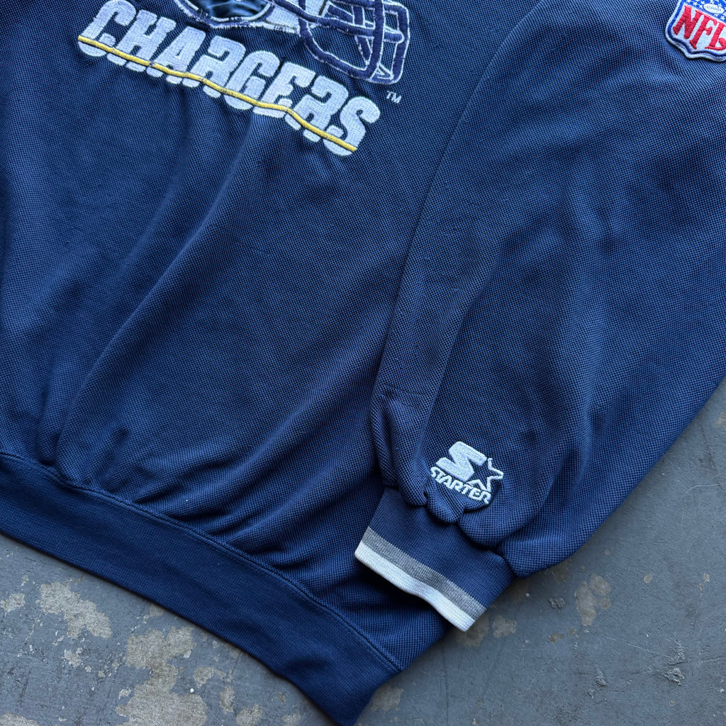 90’S PRO LINE STARTER CHARGERS HELMET CREWNECK (XL)