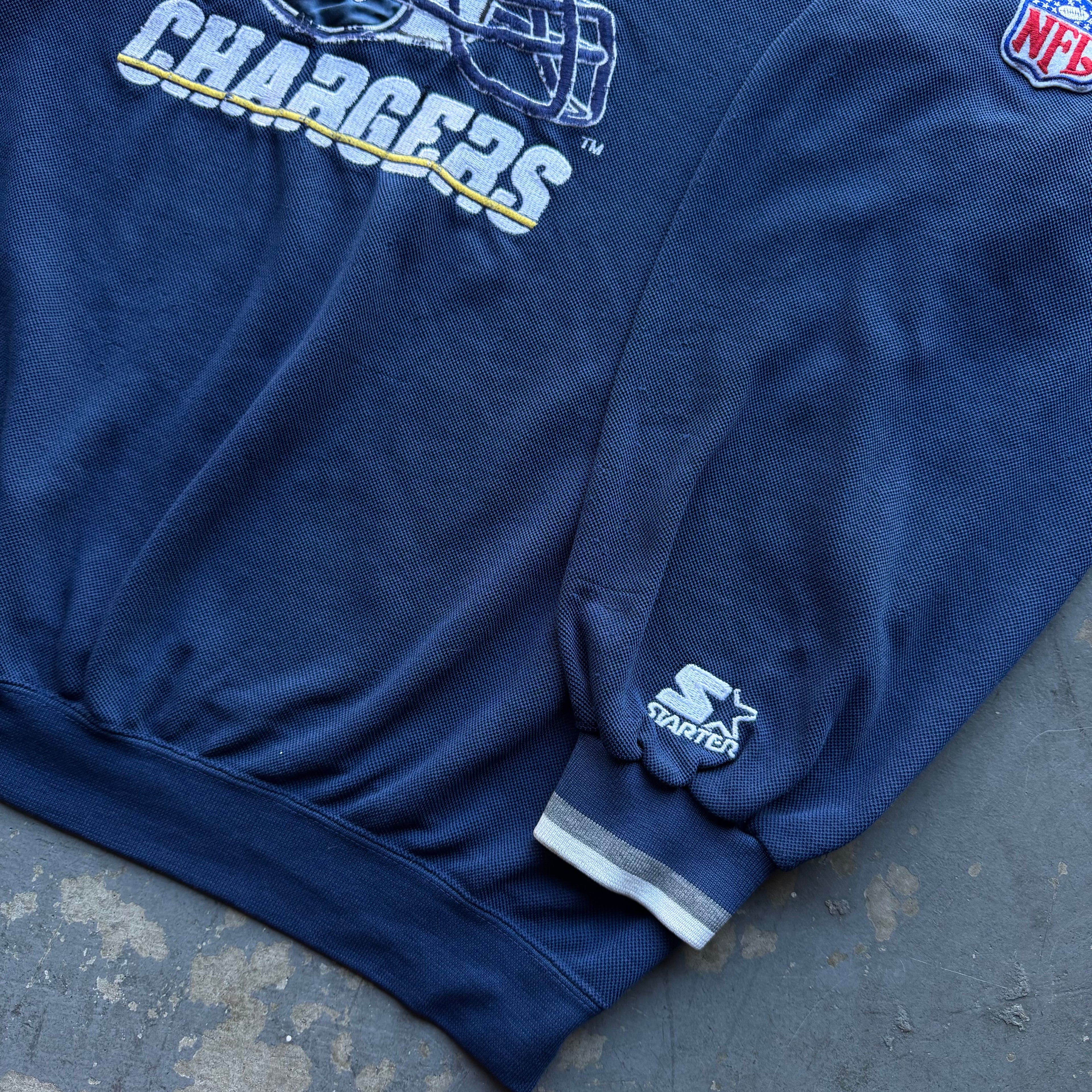 90’S PRO LINE STARTER CHARGERS HELMET CREWNECK (XL)