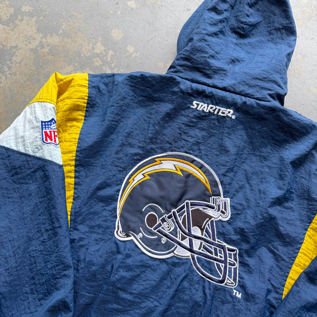 90’S STARTER CHARGERS PULLOVER JACKET (XL)
