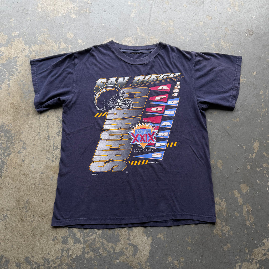 1994 CHARGERS AFC CHAMPS TEE (XL)