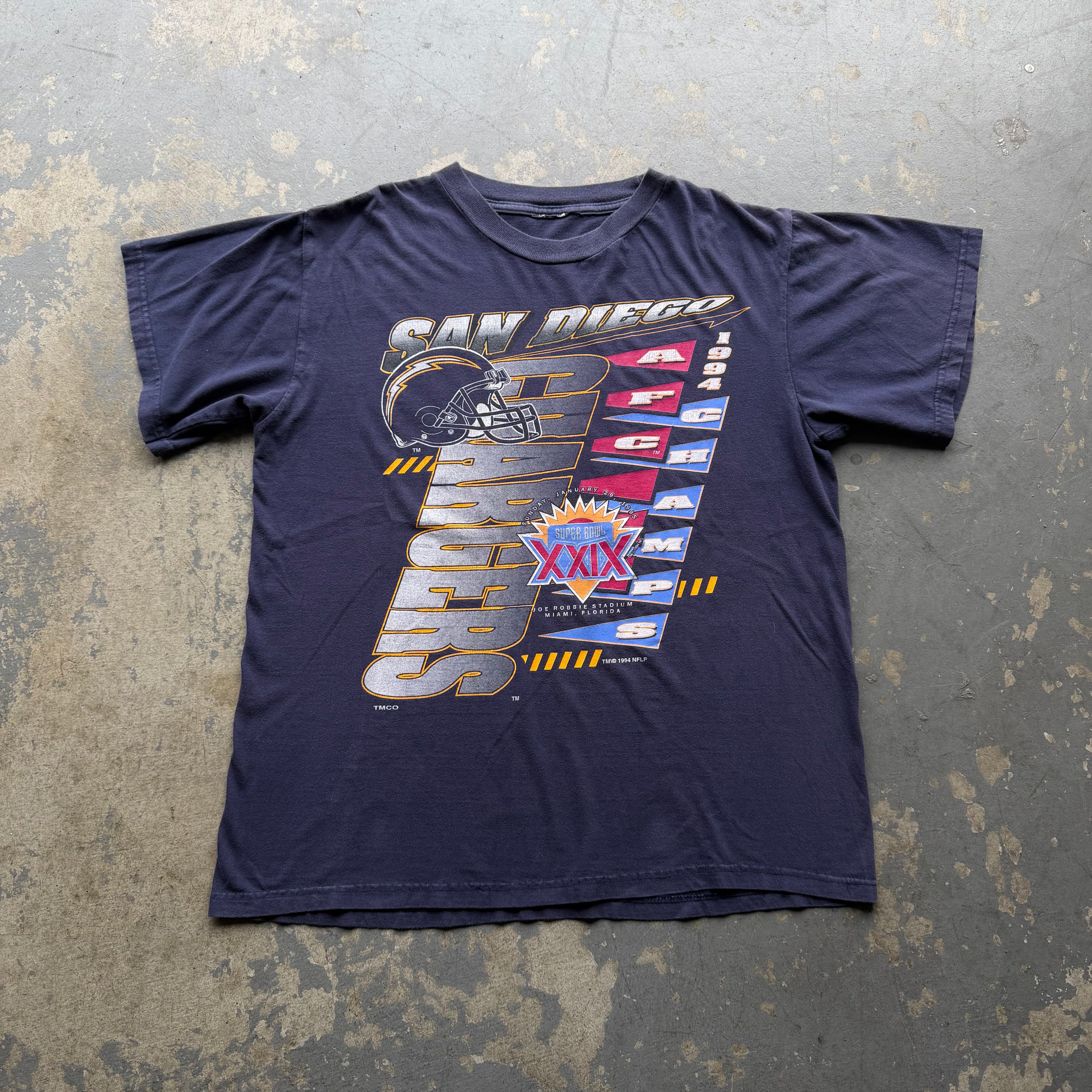 1994 CHARGERS AFC CHAMPS TEE (XL)