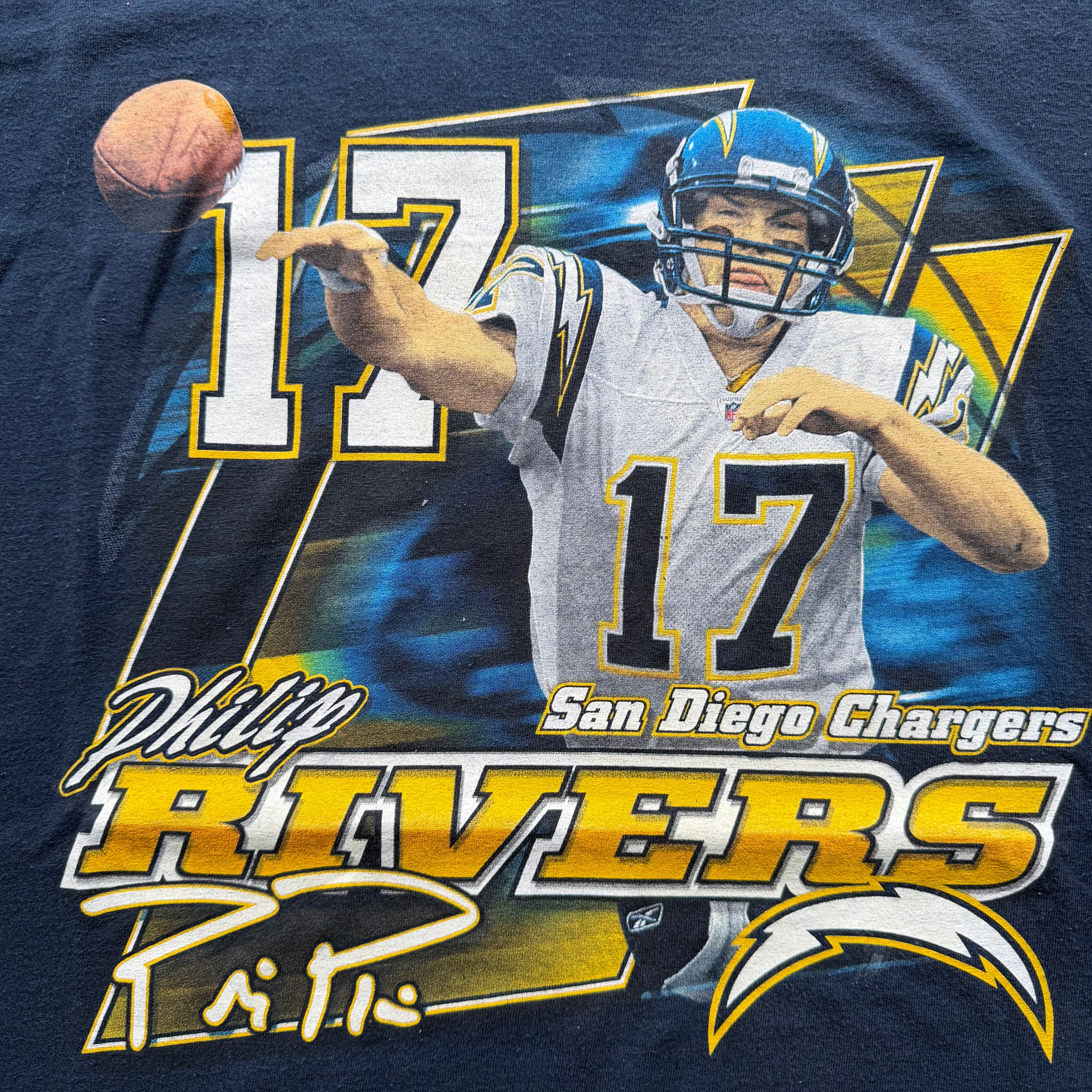 00’S CHARGERS PHILIP RIVERS SOLO TEE (XL)