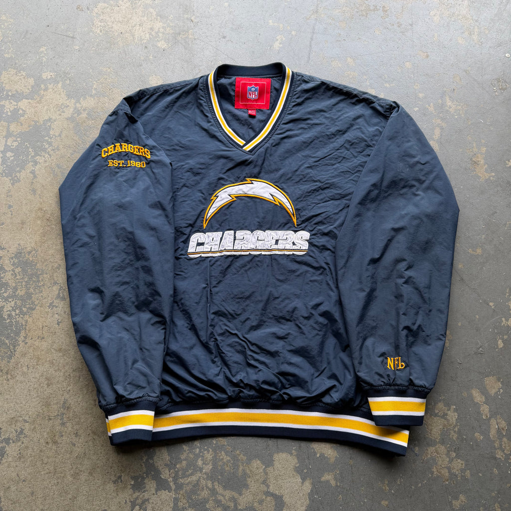00’S CHARGERS WINDBREAKER PULLOVER (XXL)