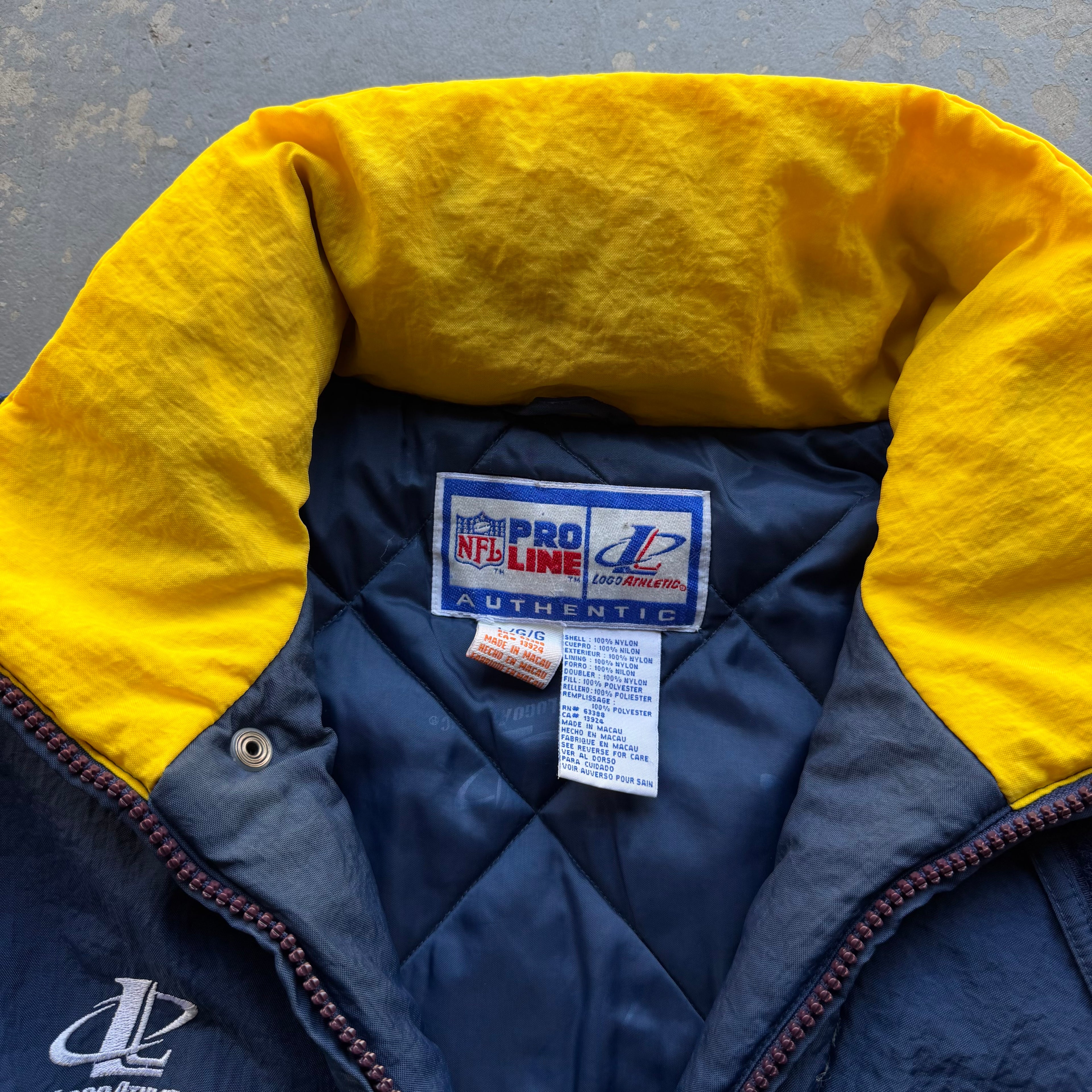 90’S CHARGERS LOGO ATHLETIC JACKET (L)