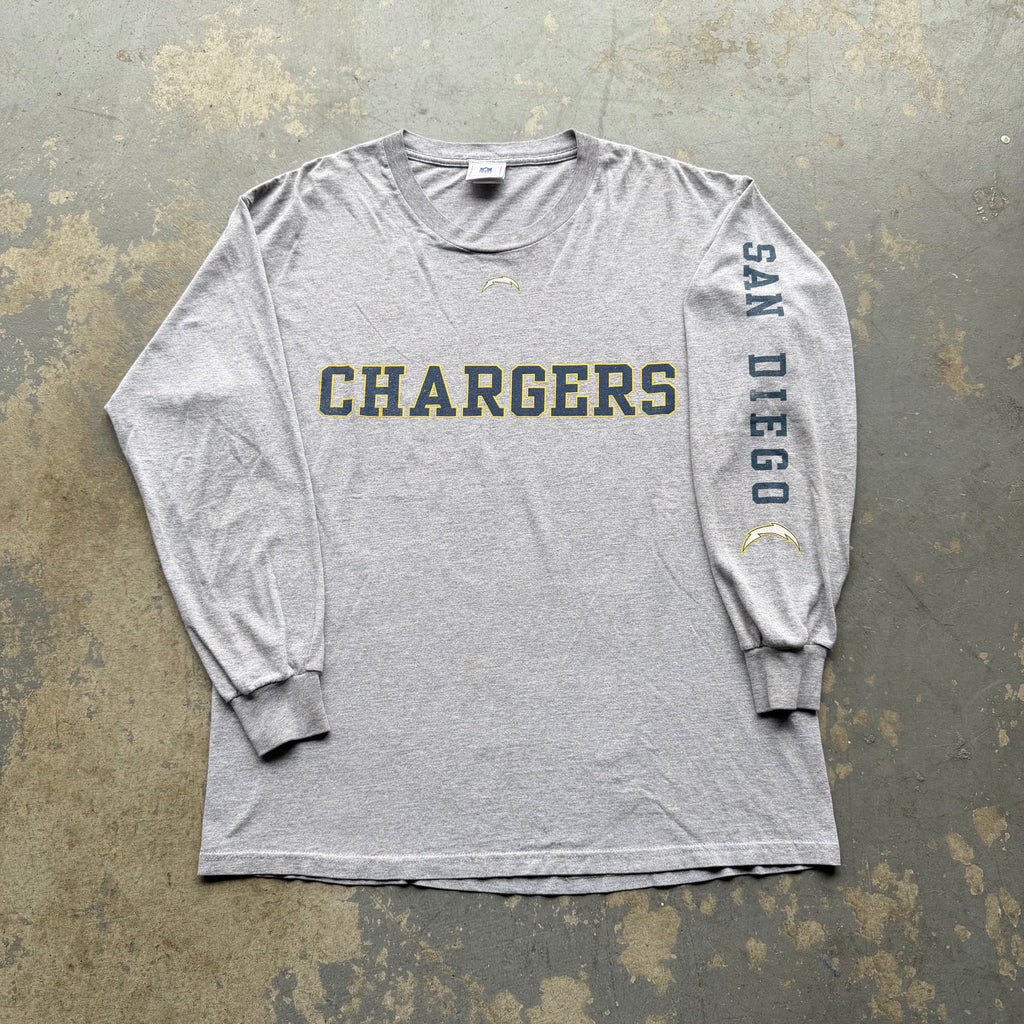 CHARGERS GREY LONG SLEEVE (XL)