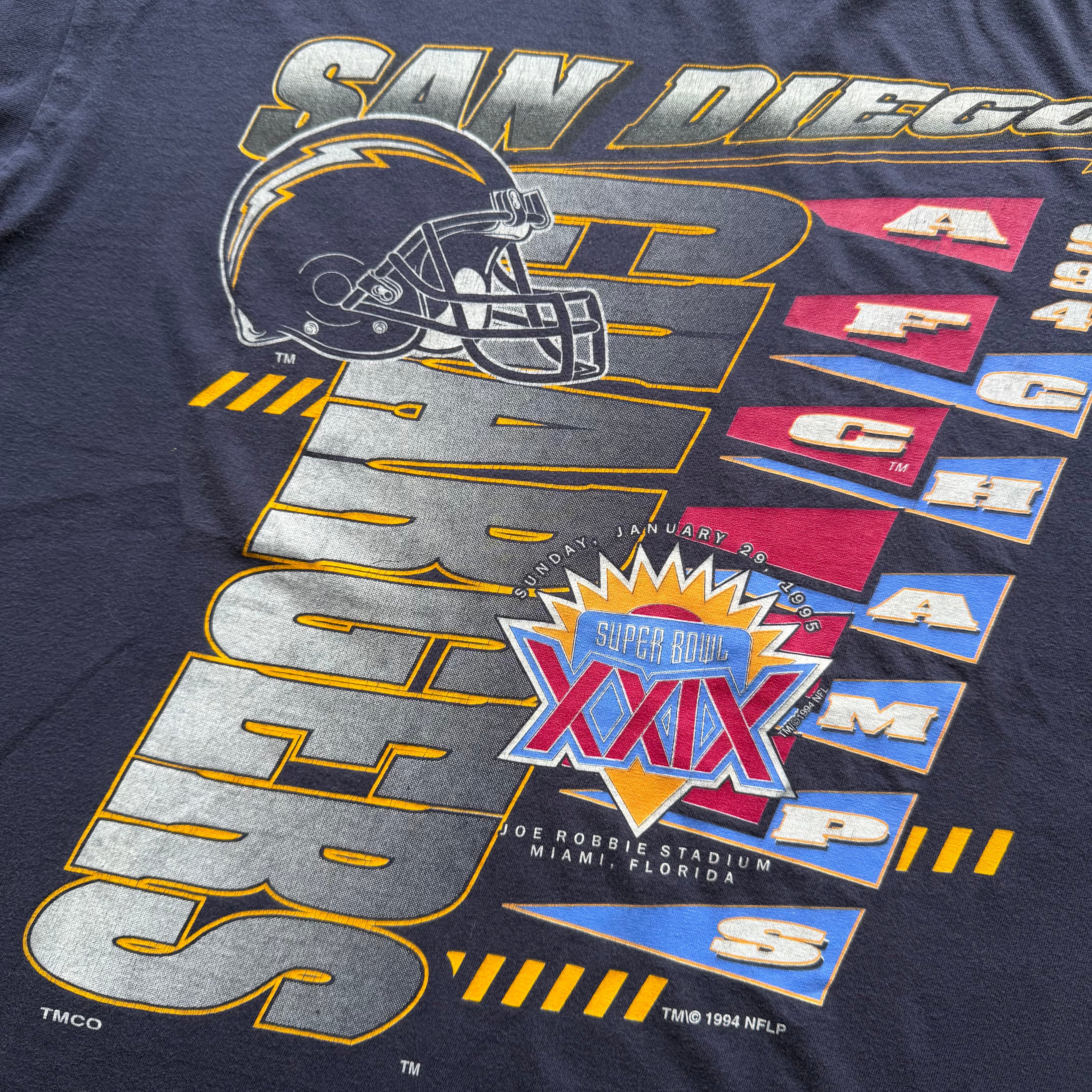 1994 CHARGERS AFC CHAMPS TEE (XL)