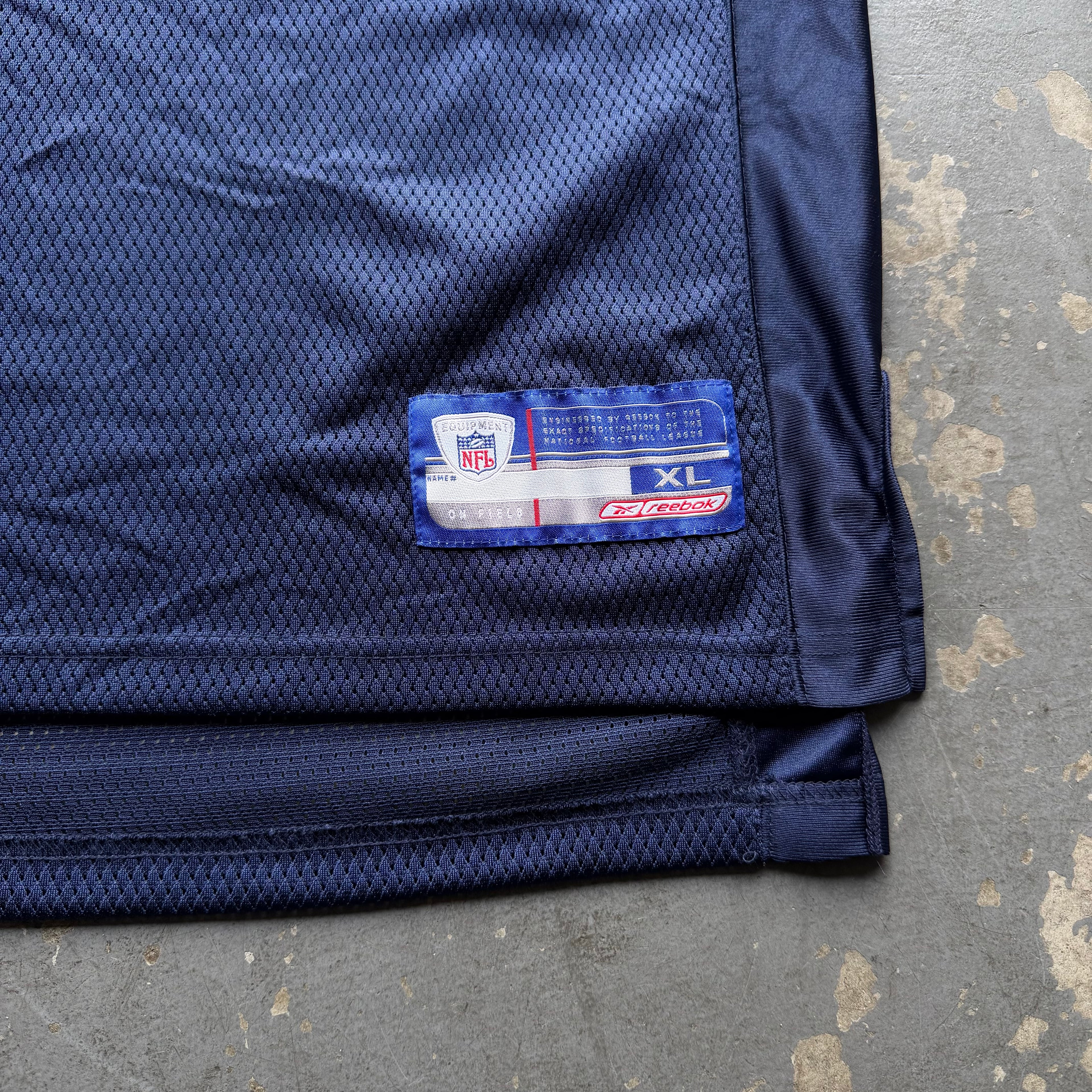 00’S REEBOK CHARGERS DREW BREES NAVY BLUE JERSEY (XL)