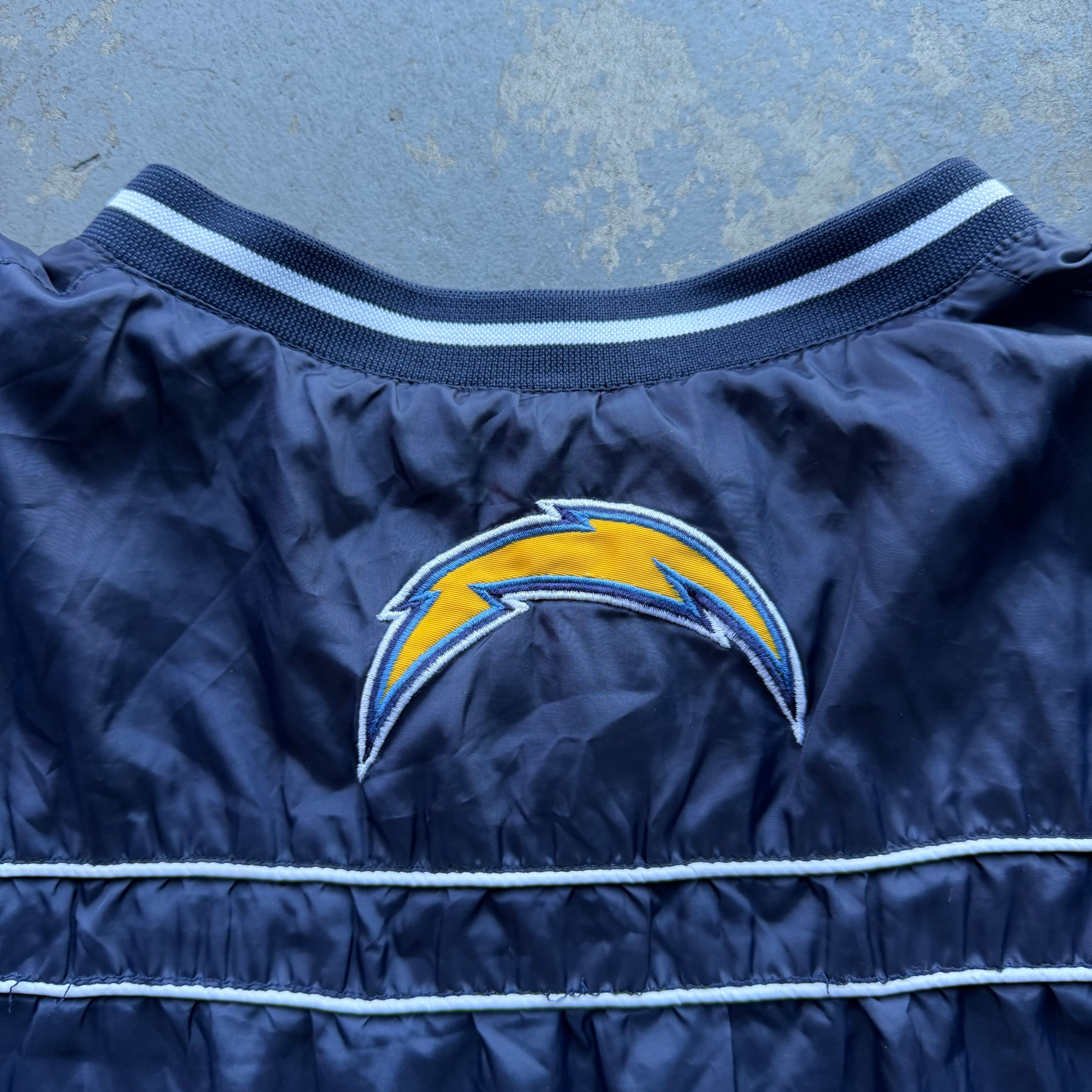 NFL CHARGERS WINDBREAKER PULLOVER (XL)