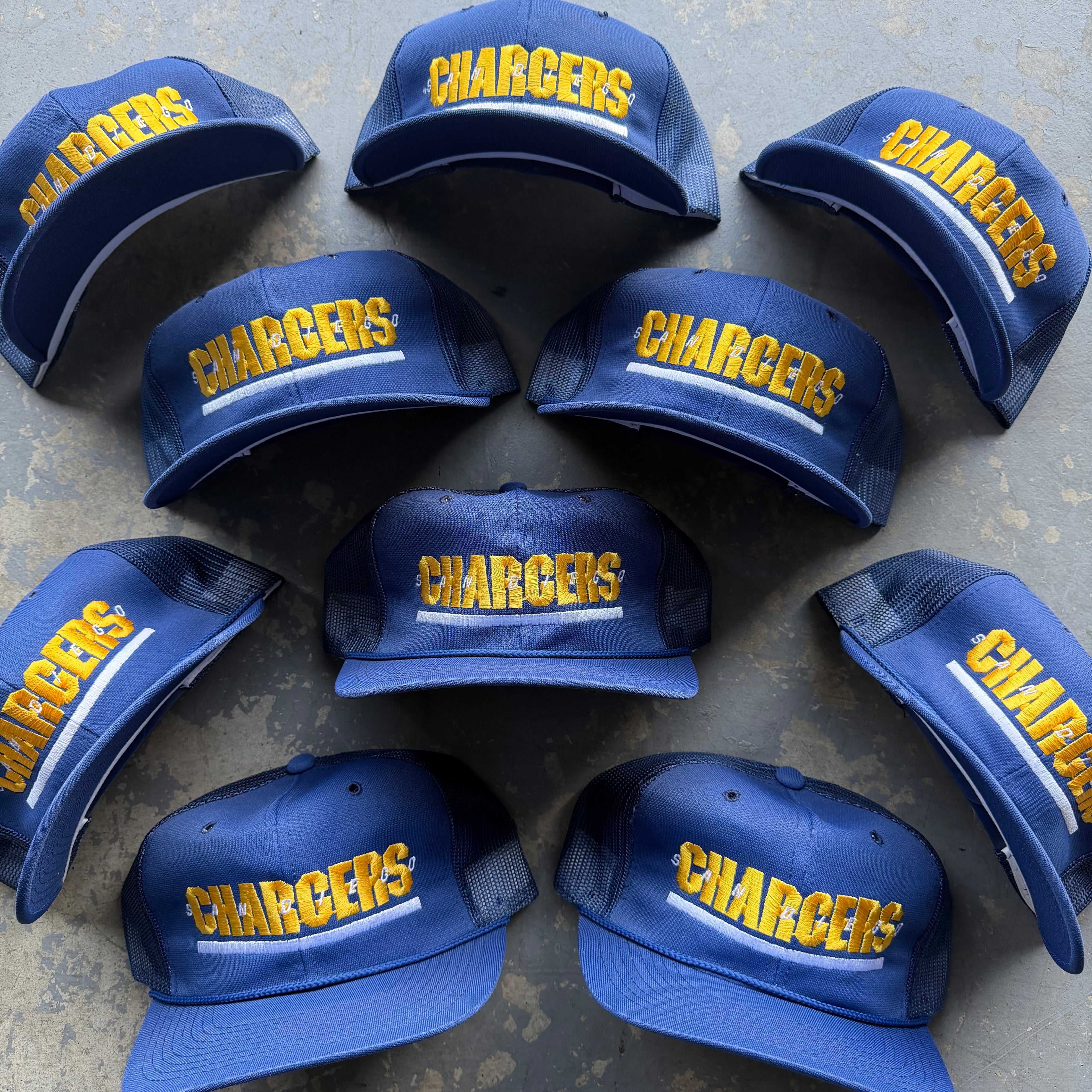80’S SPORTS SPECIALTIES CHARGERS TRUCKER HAT *LAST ONE AVAILABLE NOW*