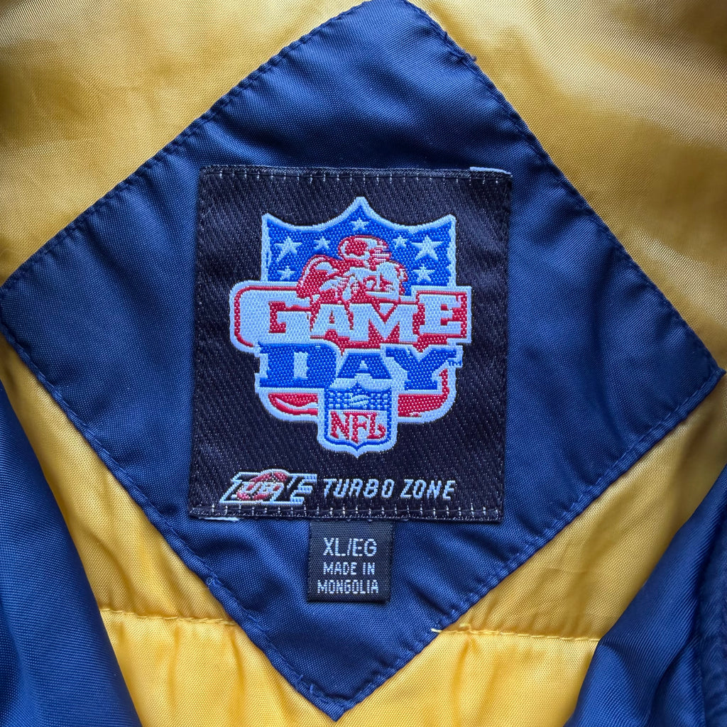 90’S CHARGERS GAME DAY NFL BOMBER JACKET (XL)