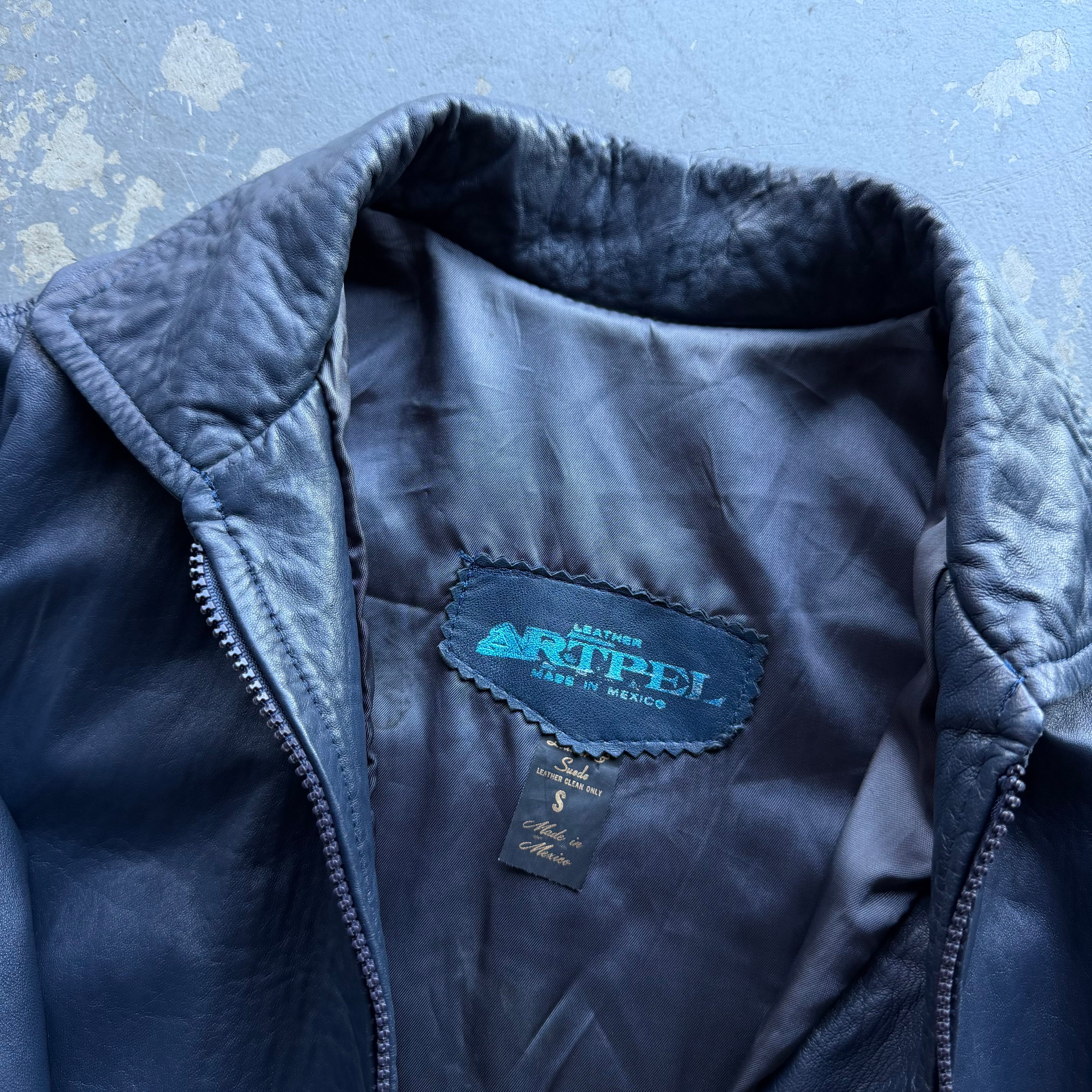 90’S CHARGERS LEATHER JACKET (S)