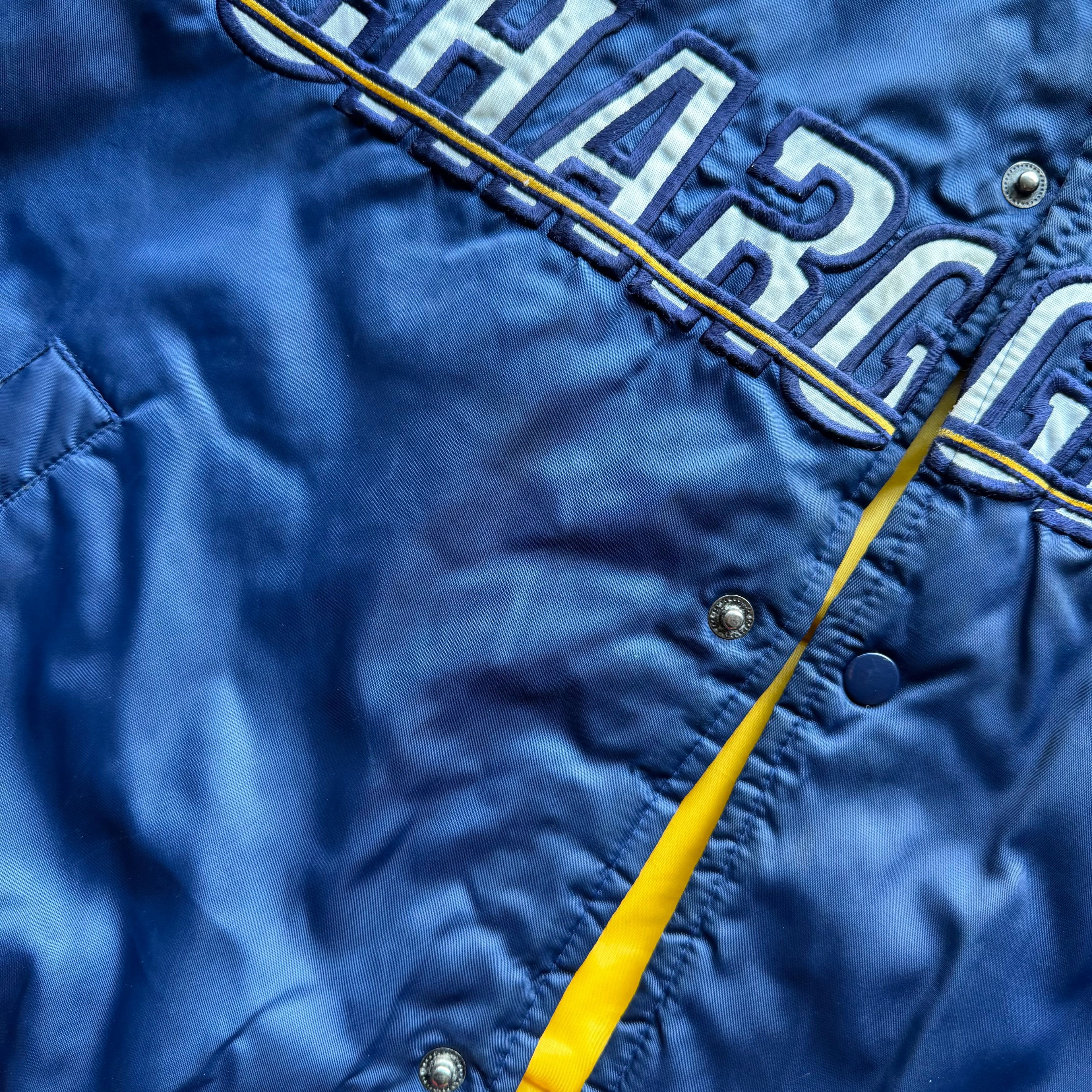 90’S CHARGERS GAME DAY NFL BOMBER JACKET (XL)