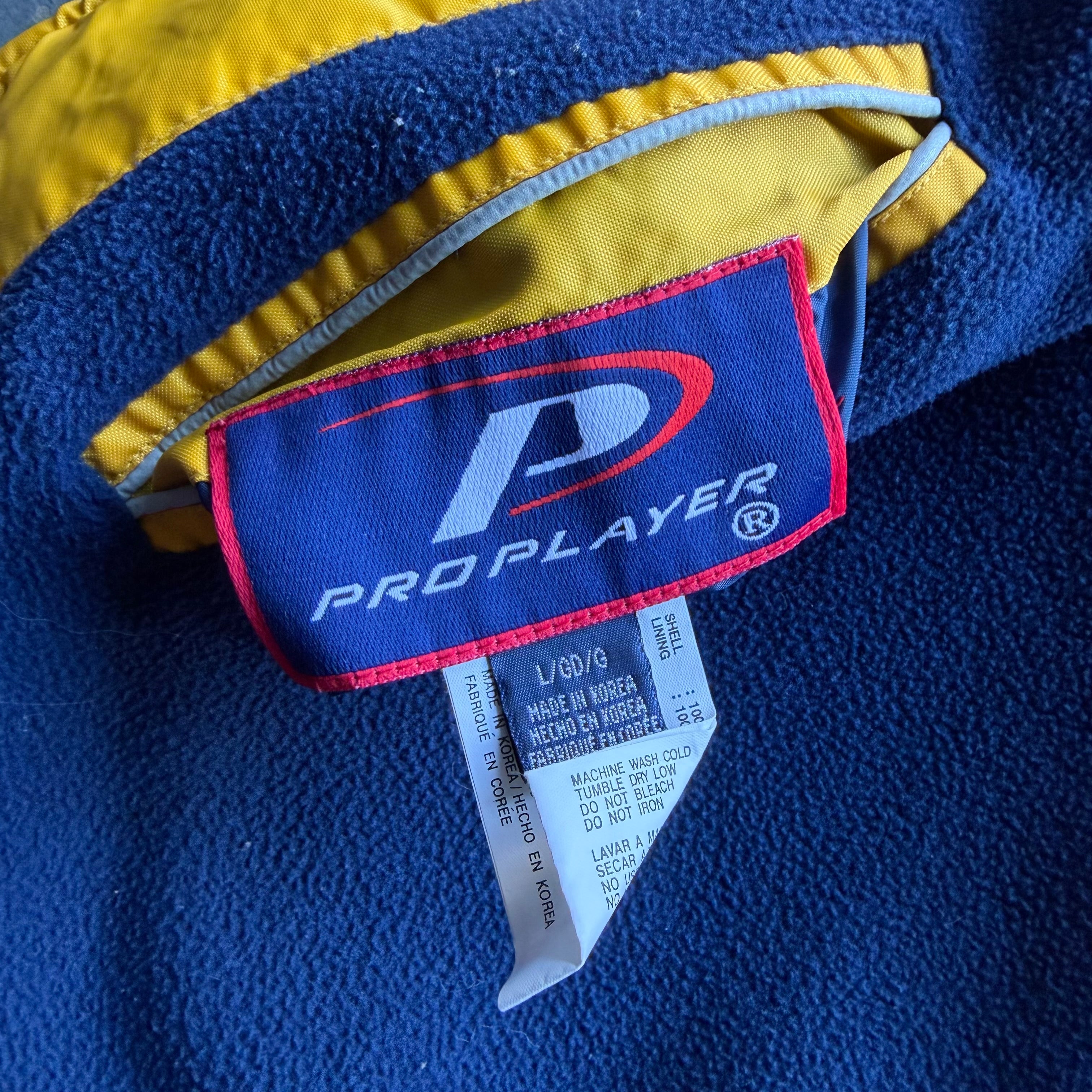 00’S CHARGERS REVERSIBLE PRO PLAYER FLEECE JACKET (L)