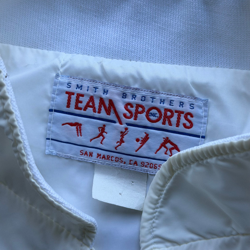 80’S CHARGERS WHITE NYLON JACKET (L)