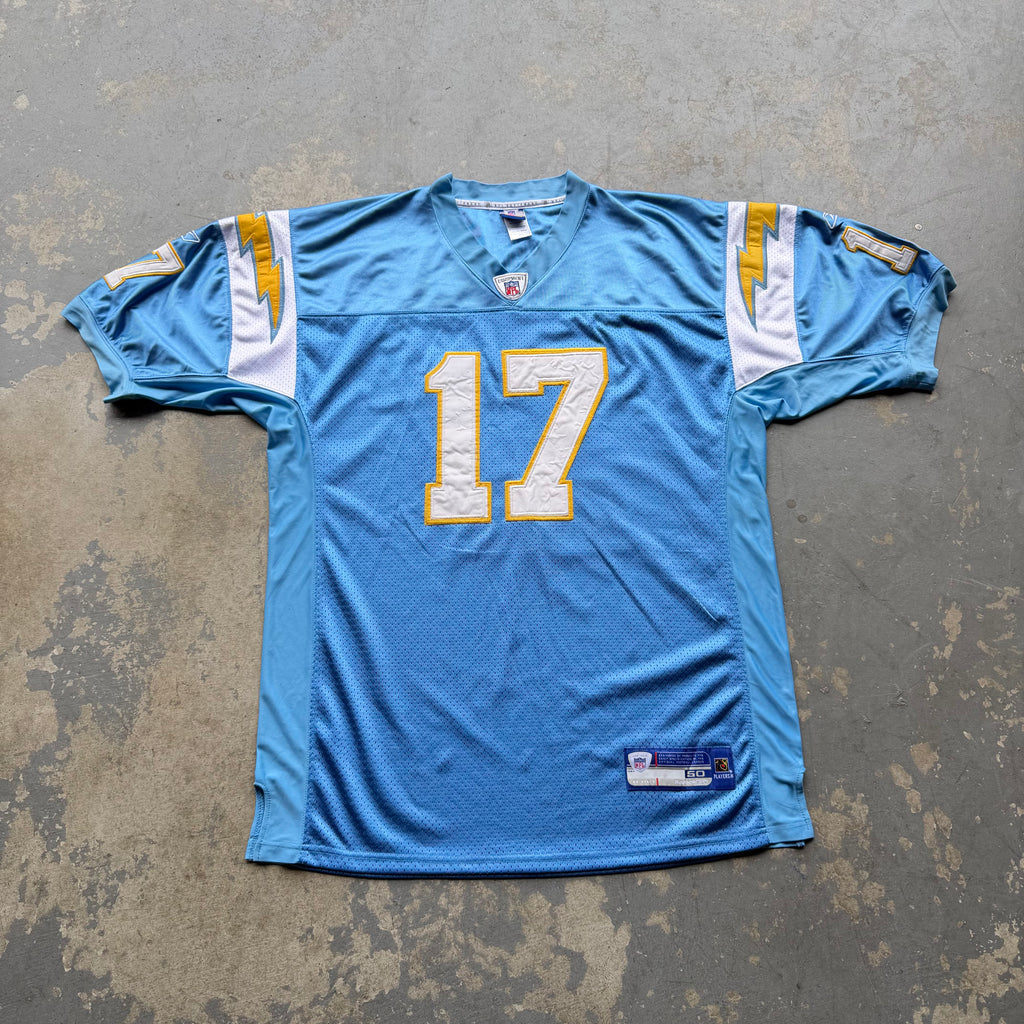 00’S REEBOK PHILIP RIVERS POWDER BLUE JERSEY (50) XL