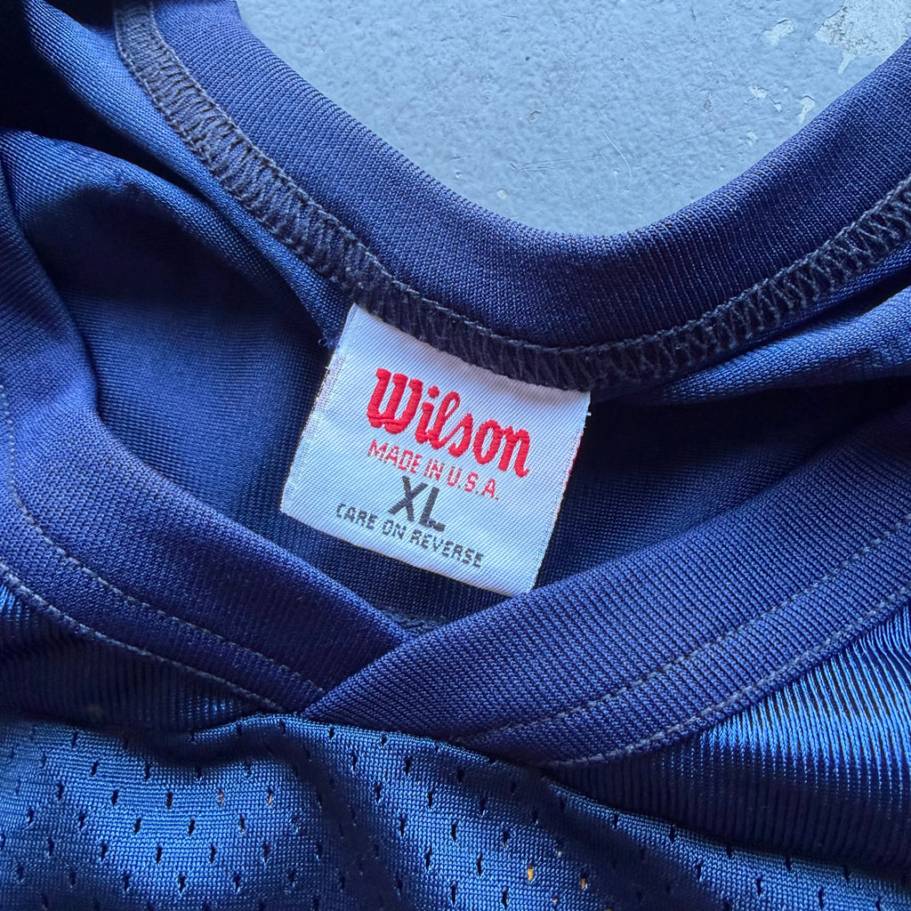 90’S WILSON CHARGERS JUNIOR SEAU NAVY BLUE JERSEY (XL)