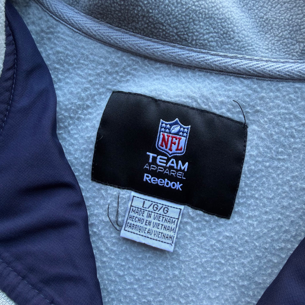 00’S CHARGERS NFL REEBOK ZIP UP FLEECE JACKET (L)