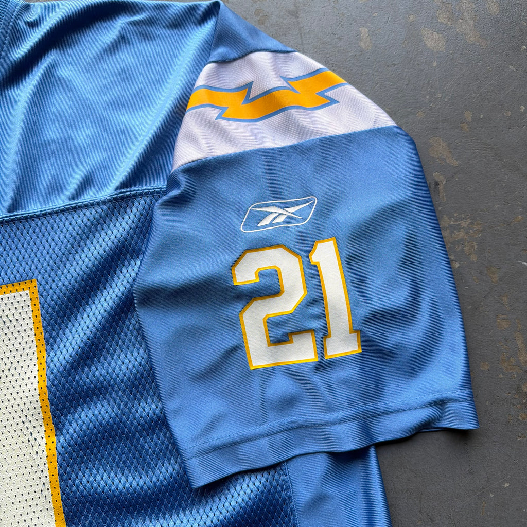 00’S REEBOK CHARGERS LADANIAN TOMLINSON POWDER BLUE JERSEY (L)